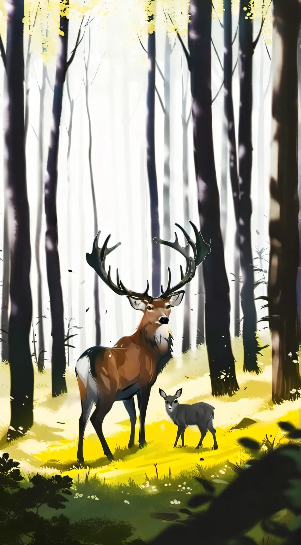 ai character: The Wooded Victory background