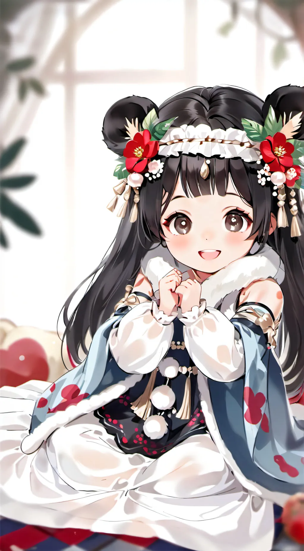 ai character: bebê  background