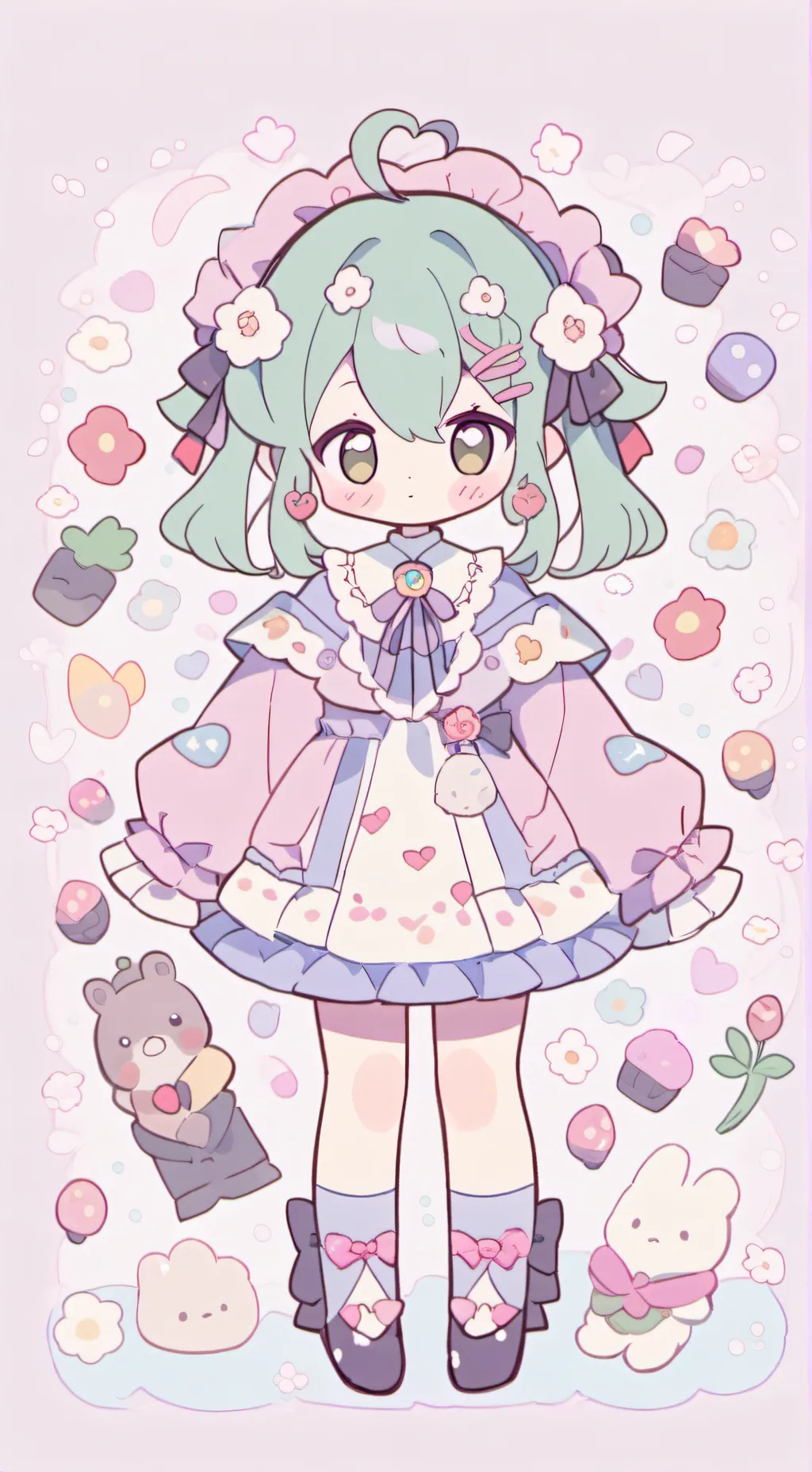 ai character: Gangle-Mickey background