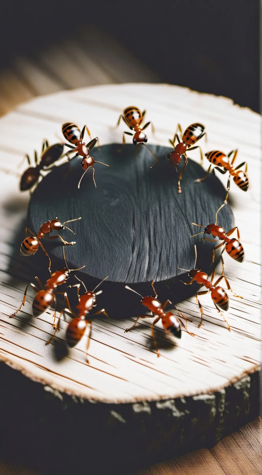 ai character: ants background