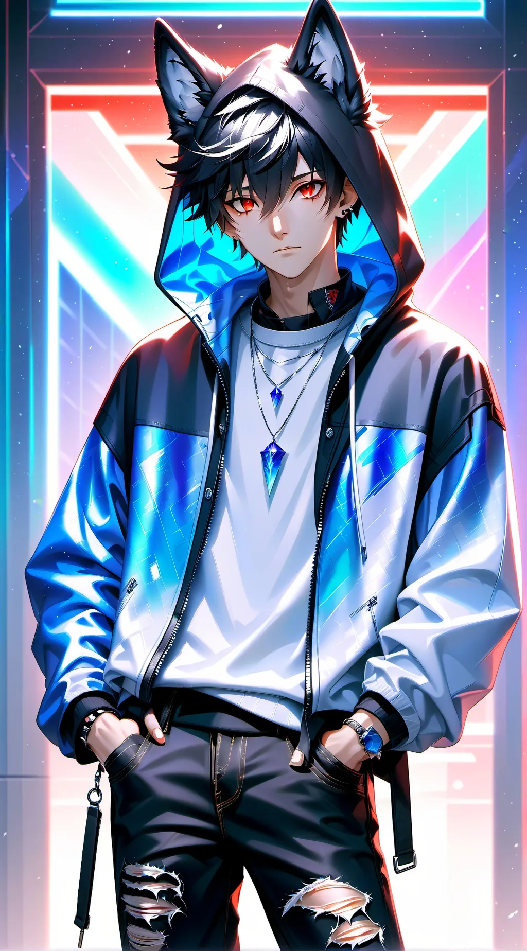 ai character: lance  background