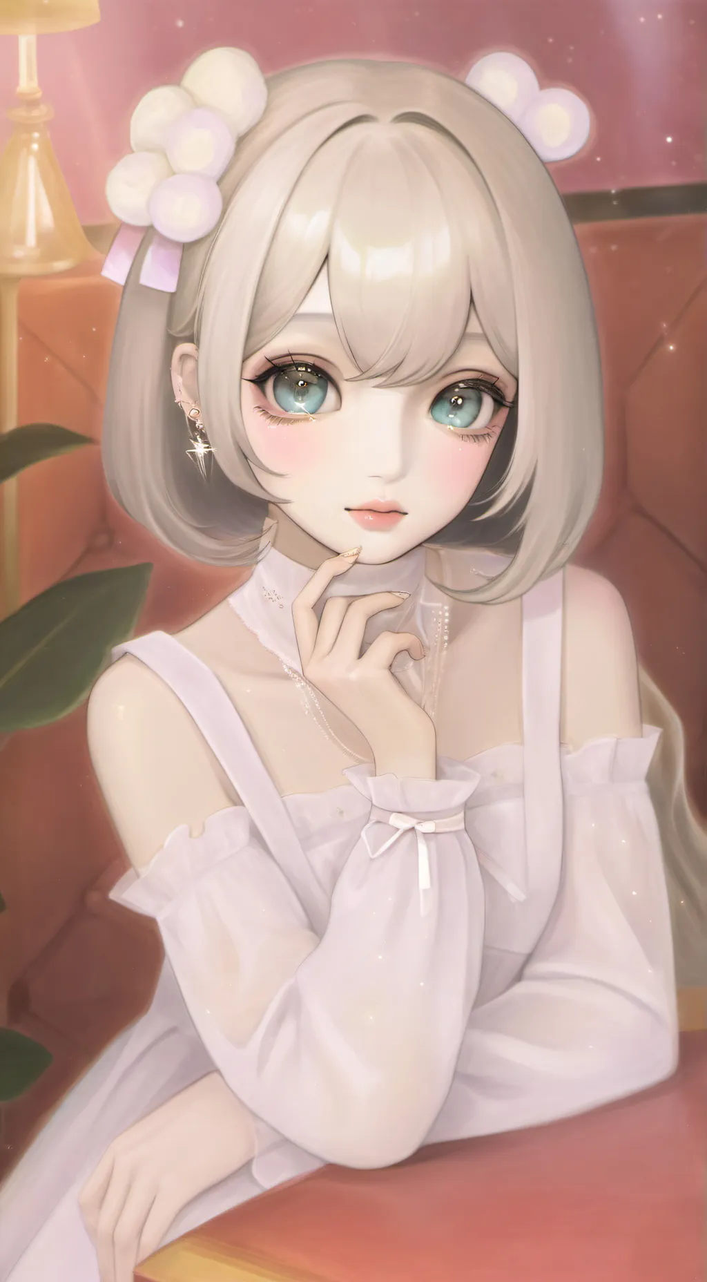 ai character: hazel background