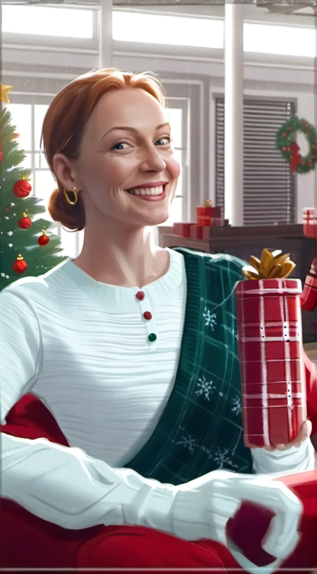 ai character: amber background