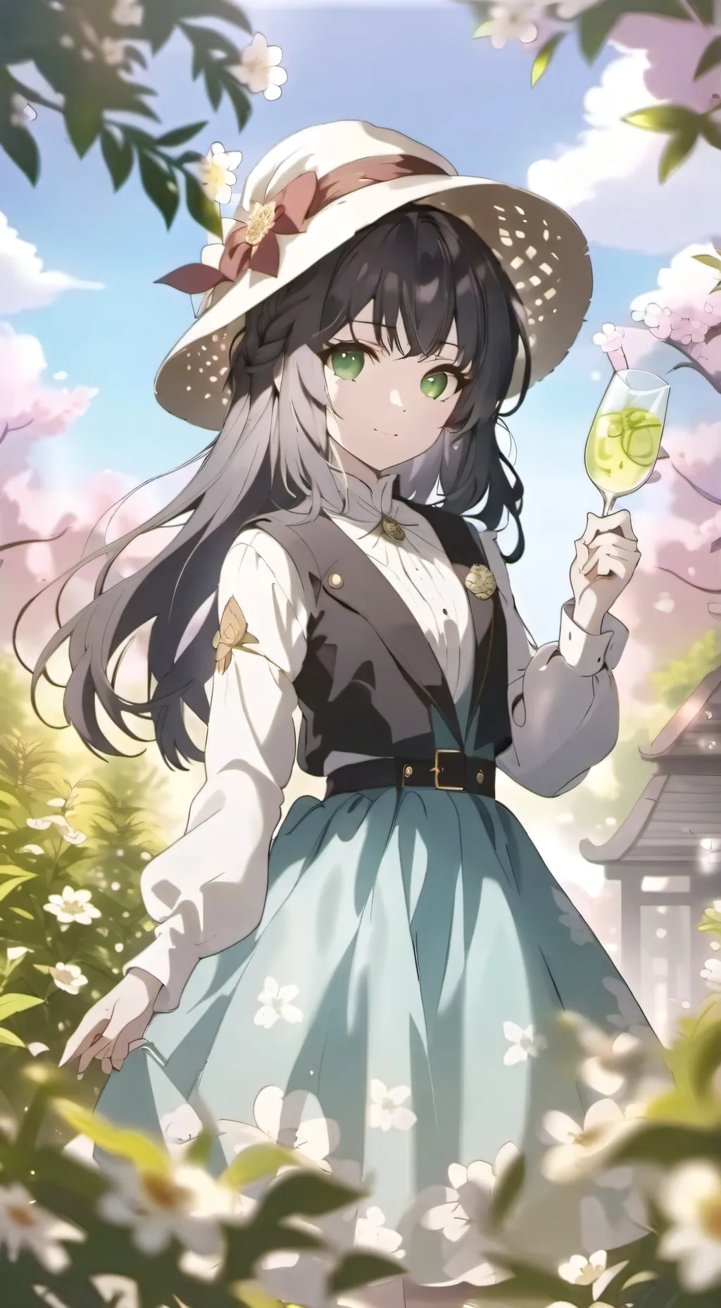 ai character: ella background