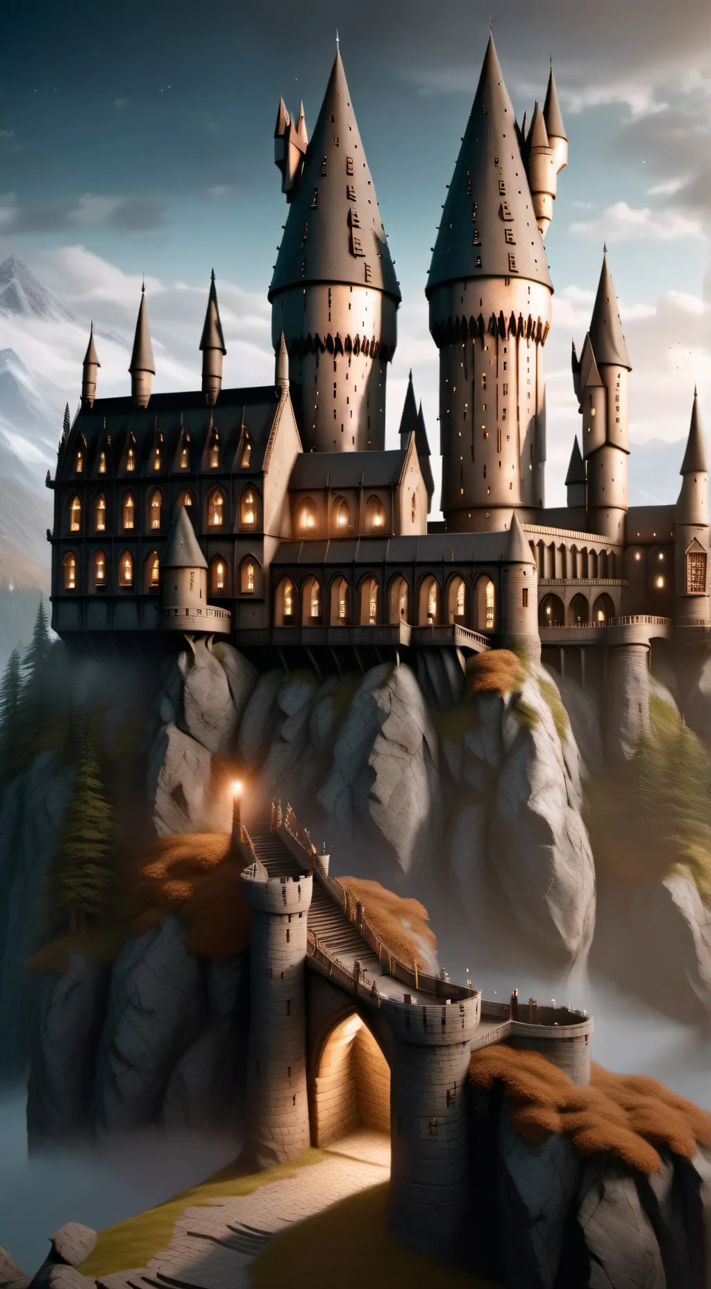 ai character: Hogwarts background