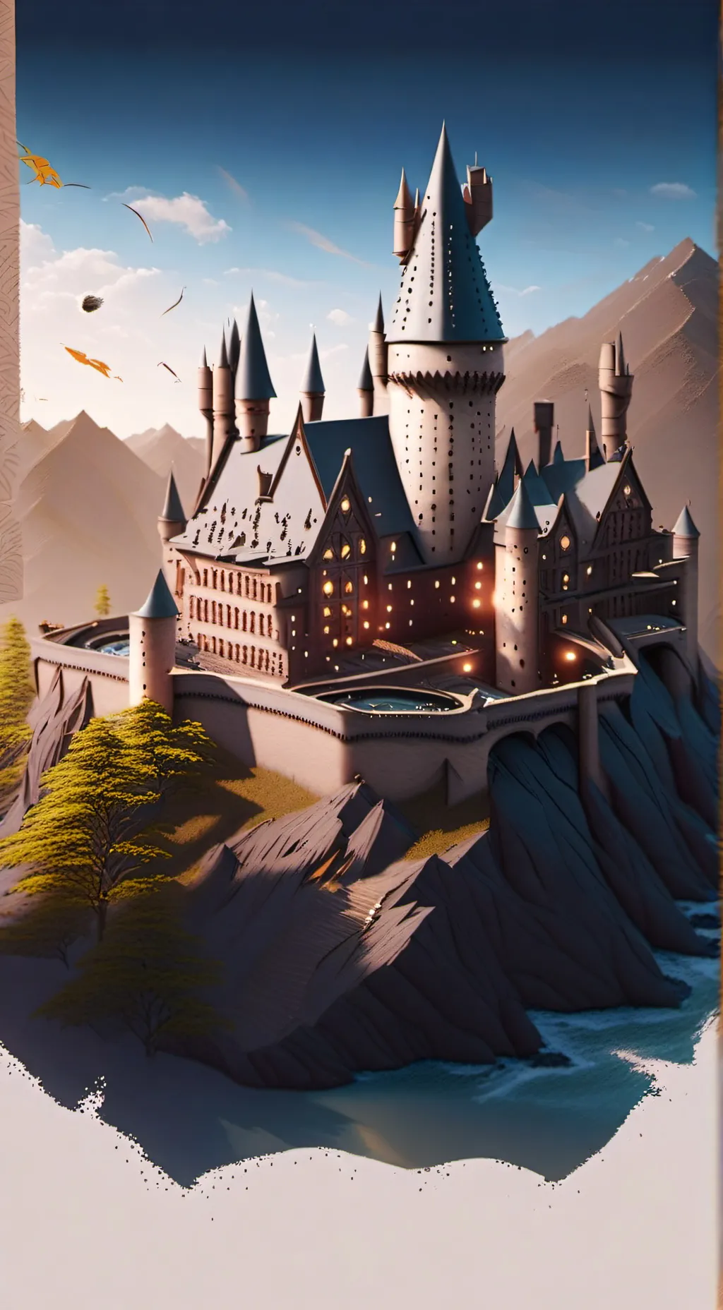 ai character: dumbledore's kid background