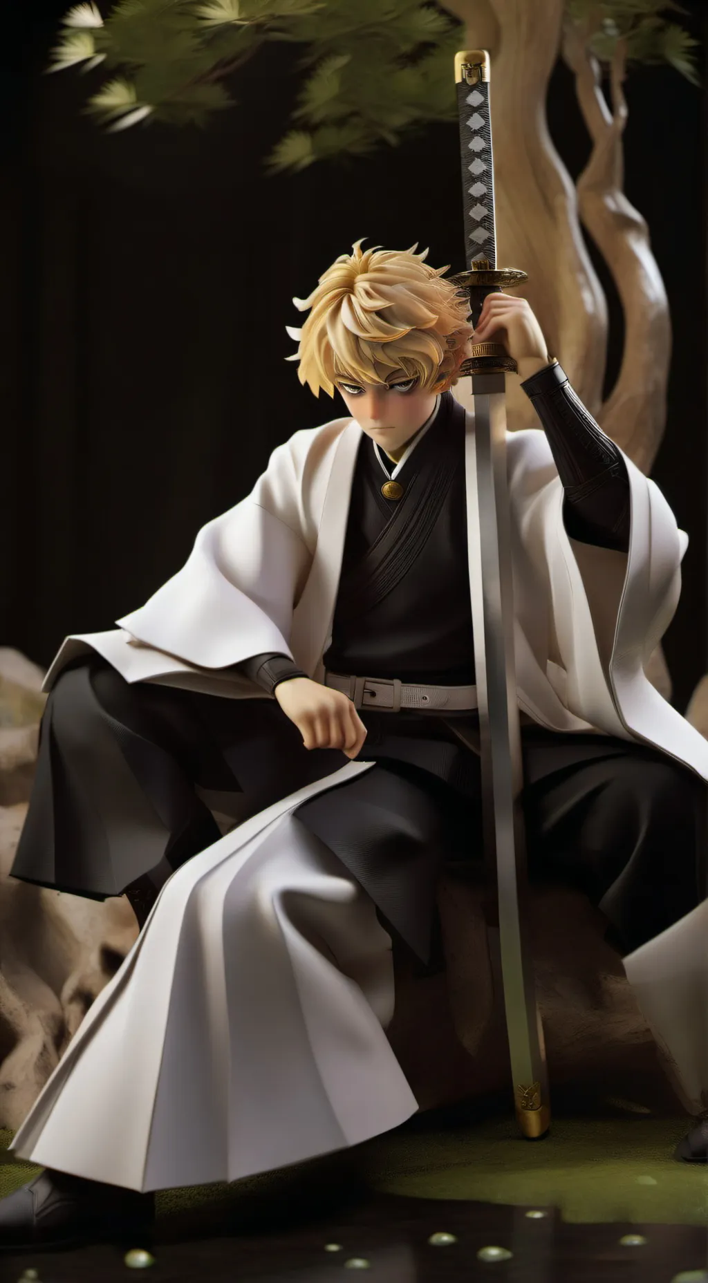 ai character: Zenitsu background