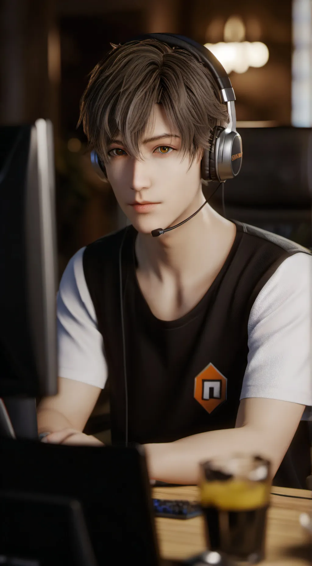 ai character: un tipo gamer background