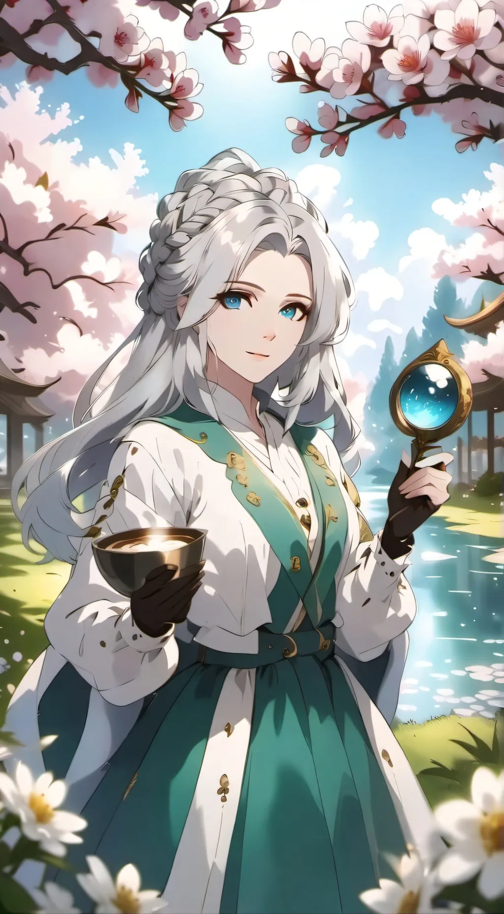 ai character: Maria  background