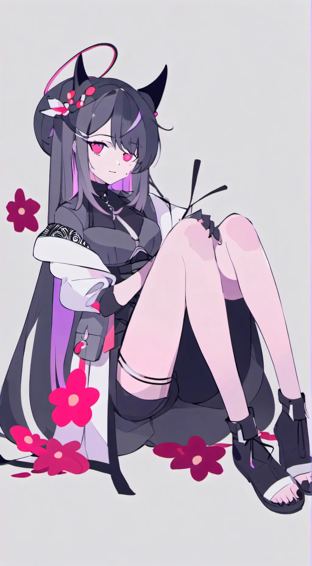 ai character: red background