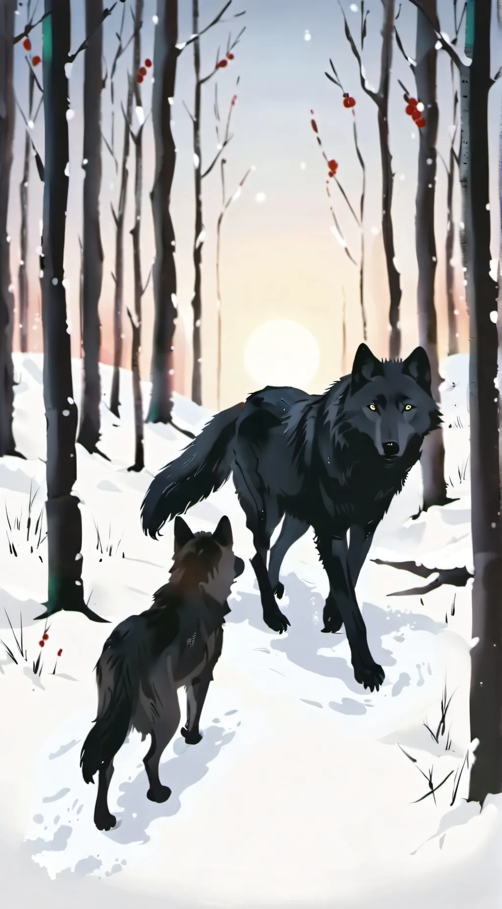 ai character: Berrie’pad and ef background