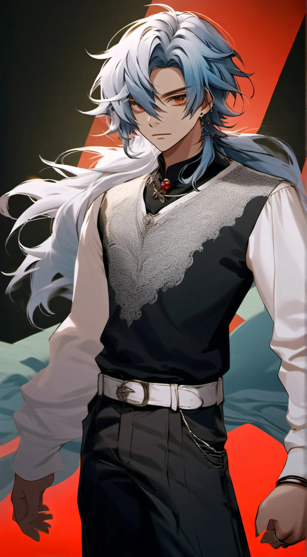 ai character: Leonardo✩ background