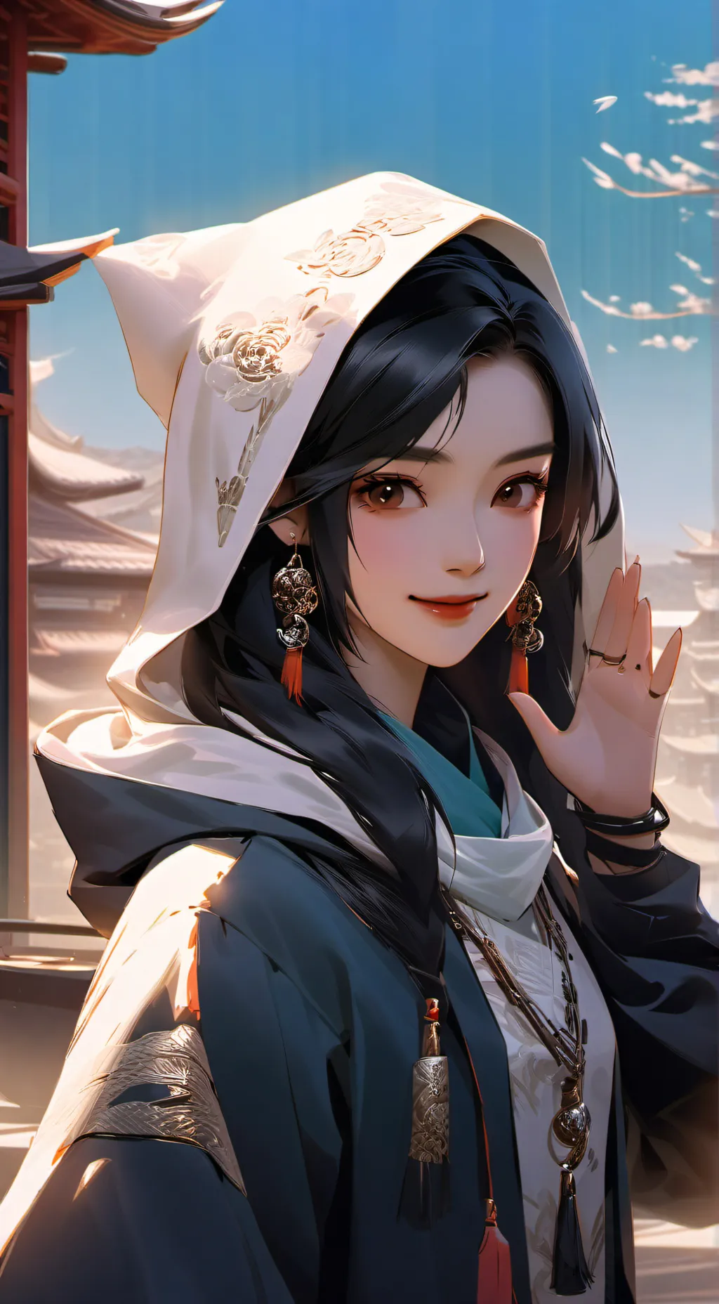 ai character: I'm back!!!  background