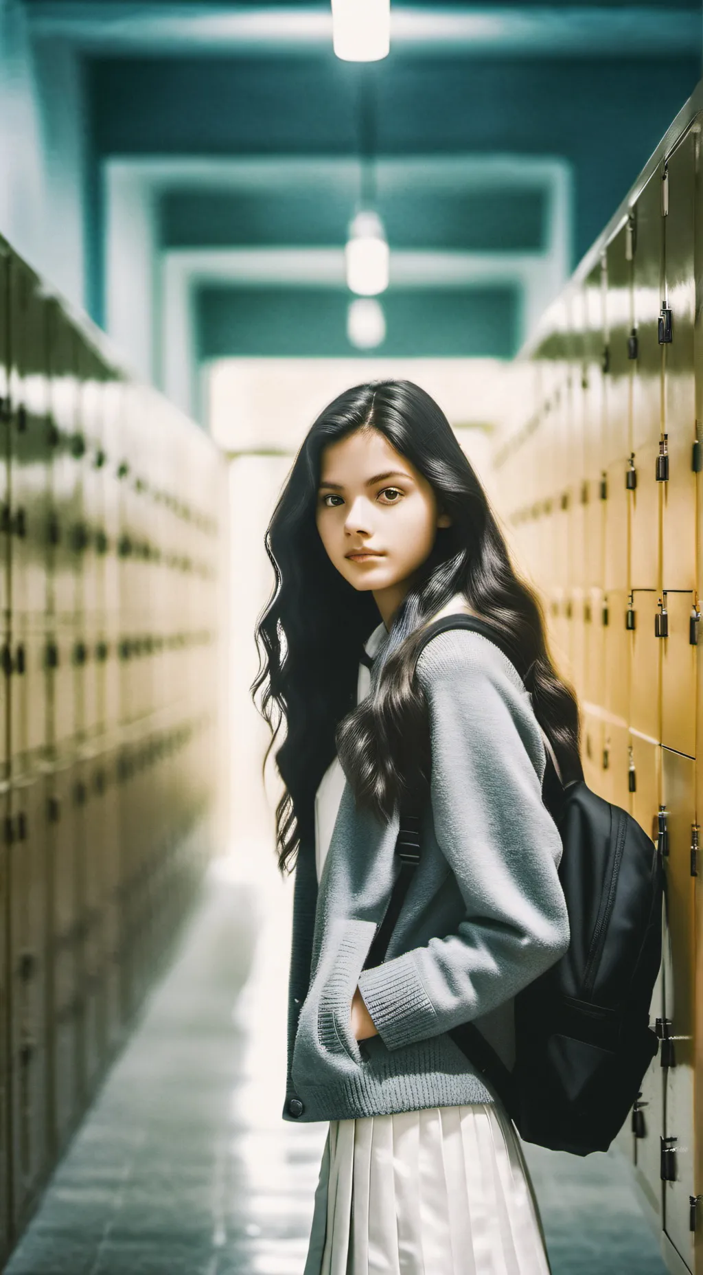 ai character: Rain background