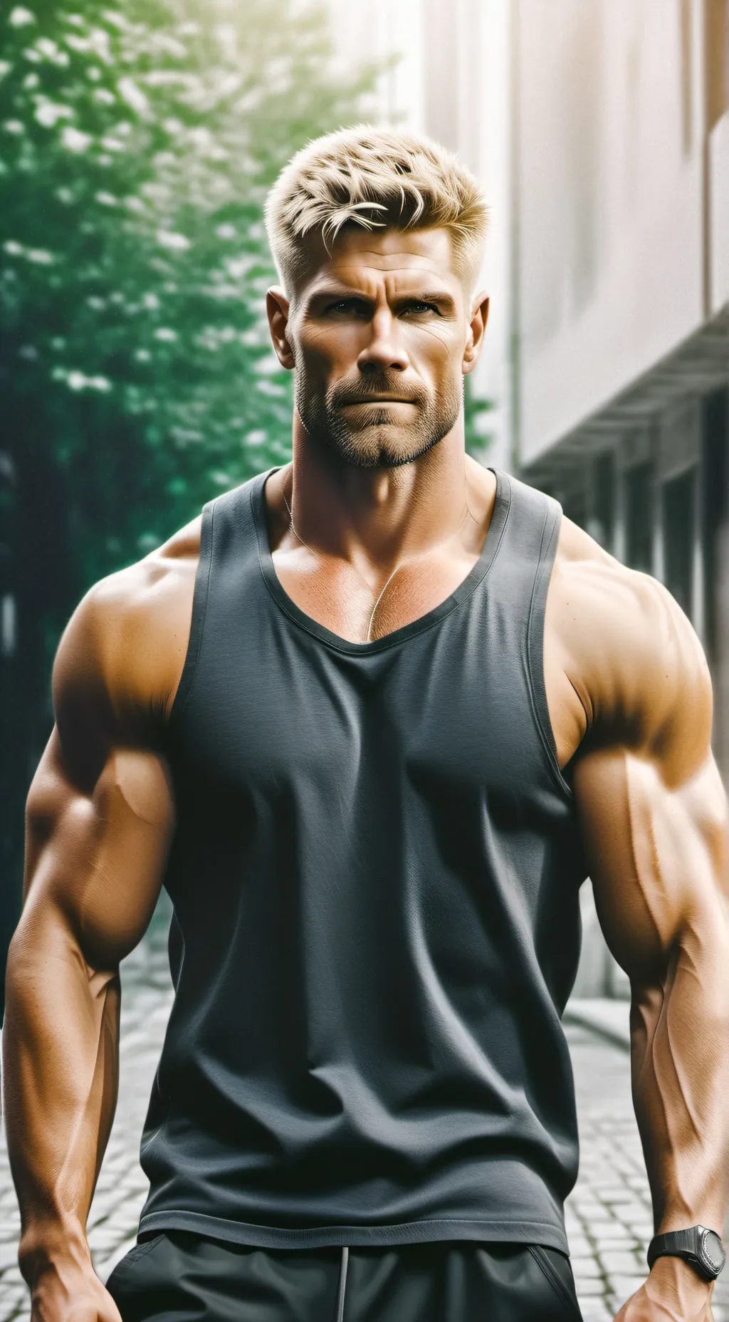 ai character: Alan the Strong background