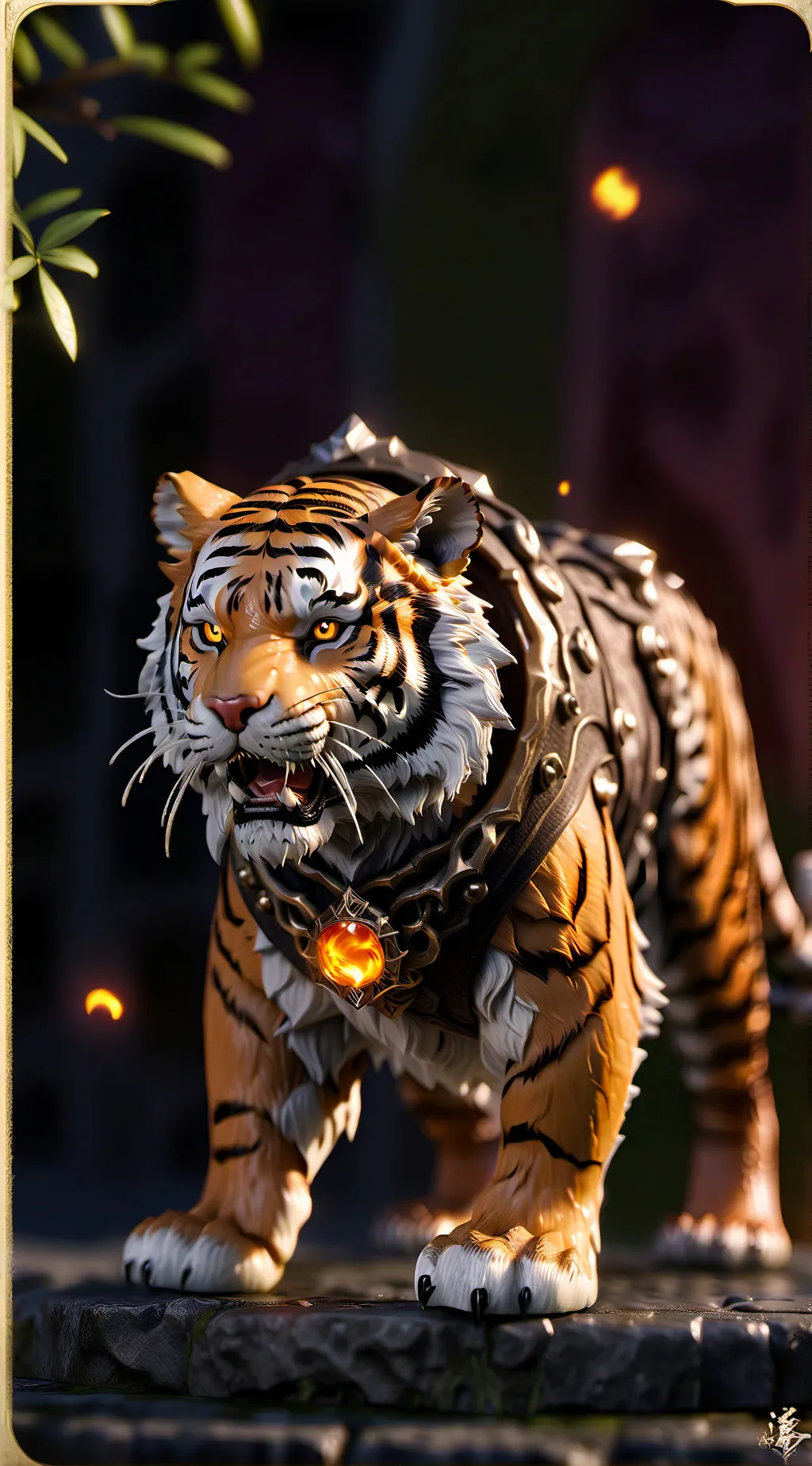 ai character: Tiger background