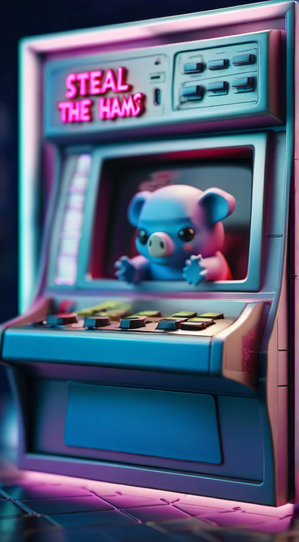 ai character: steal the hams! background