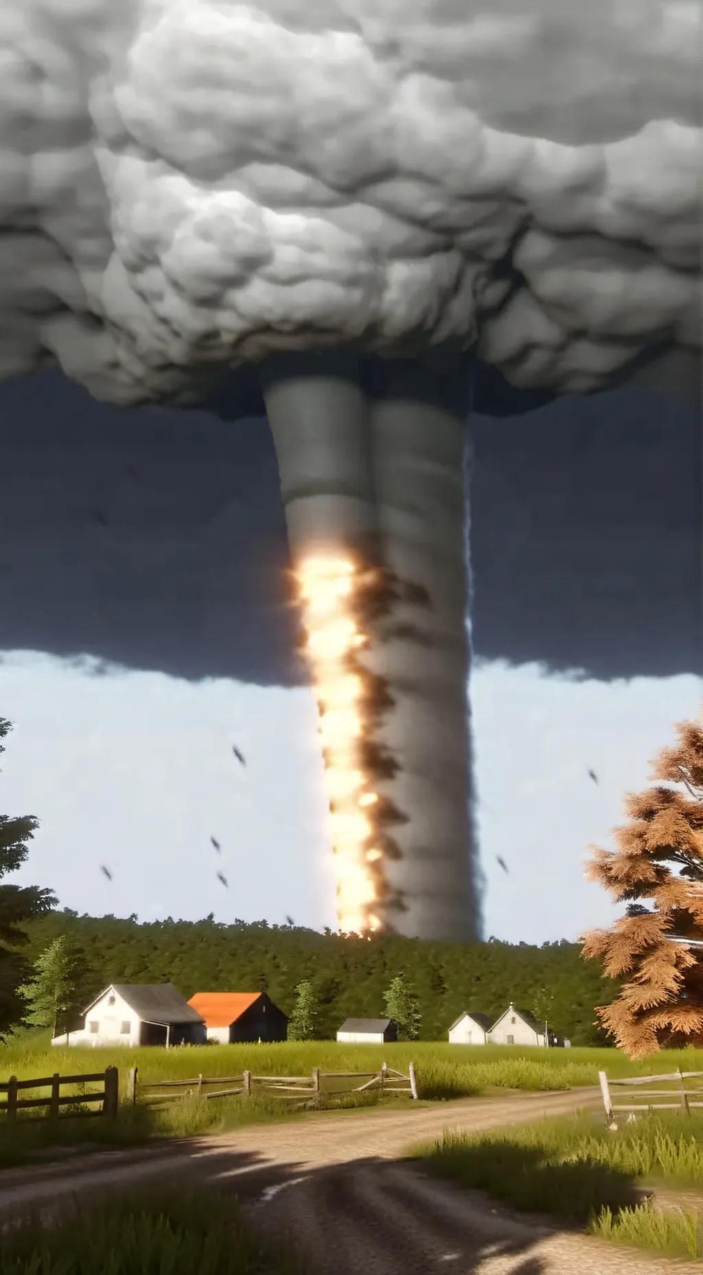 ai character: Tornado 🌪 background