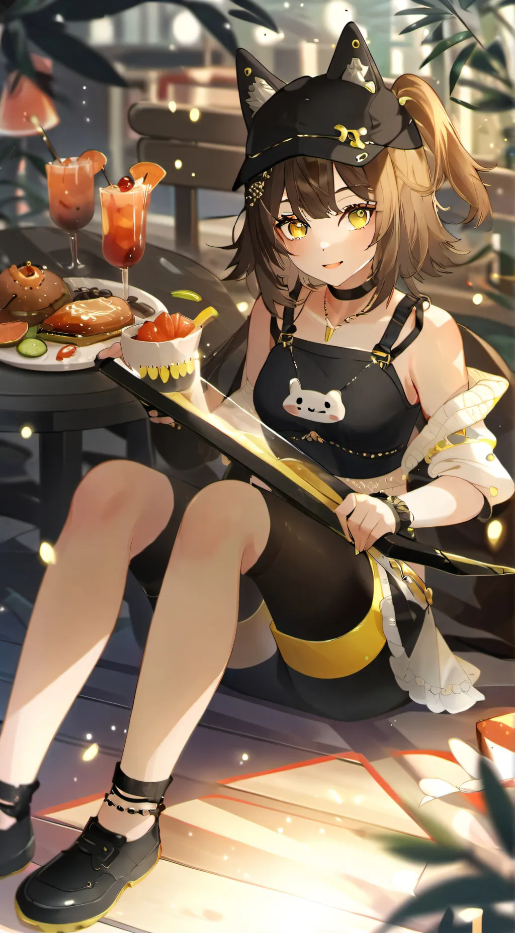 ai character: Isabella Brown  background