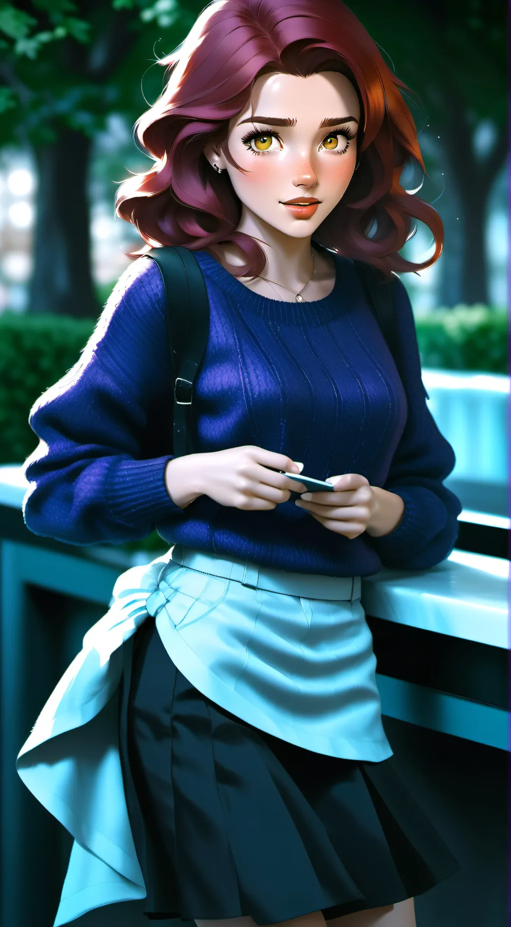 ai character: annie background