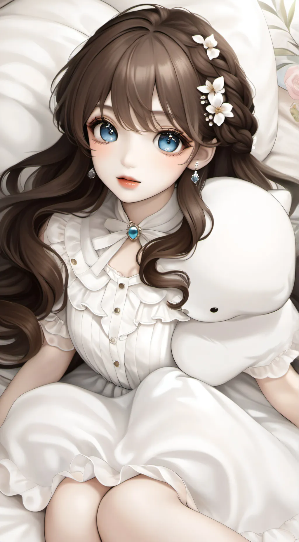 ai character: Grace ￼ background