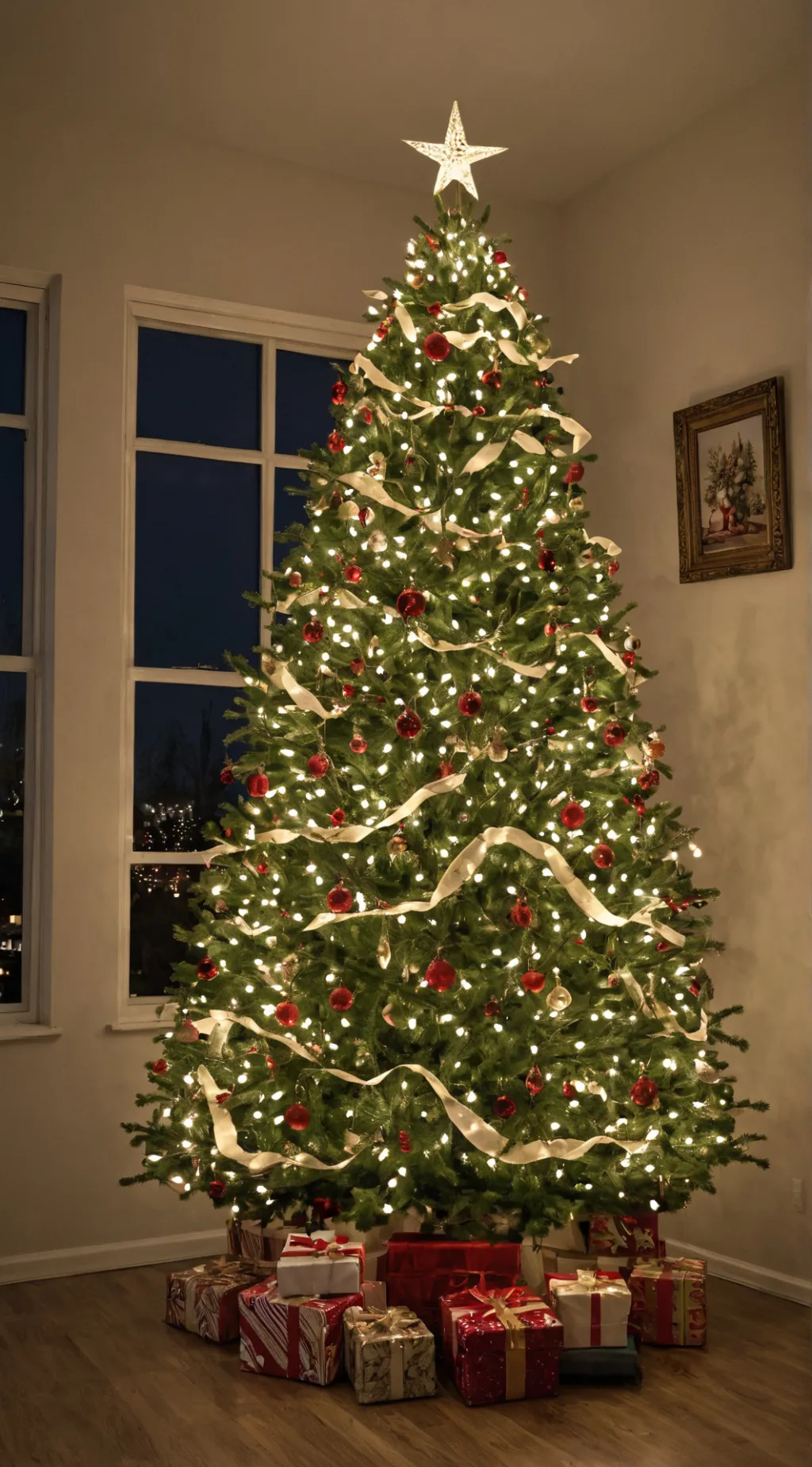 ai character: Mha Christmas  background