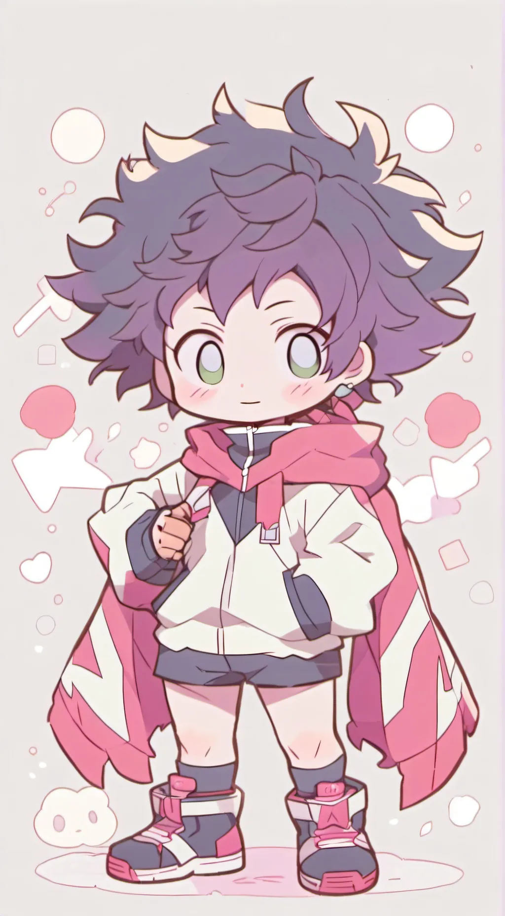 ai character: MHA Kiss Counter background