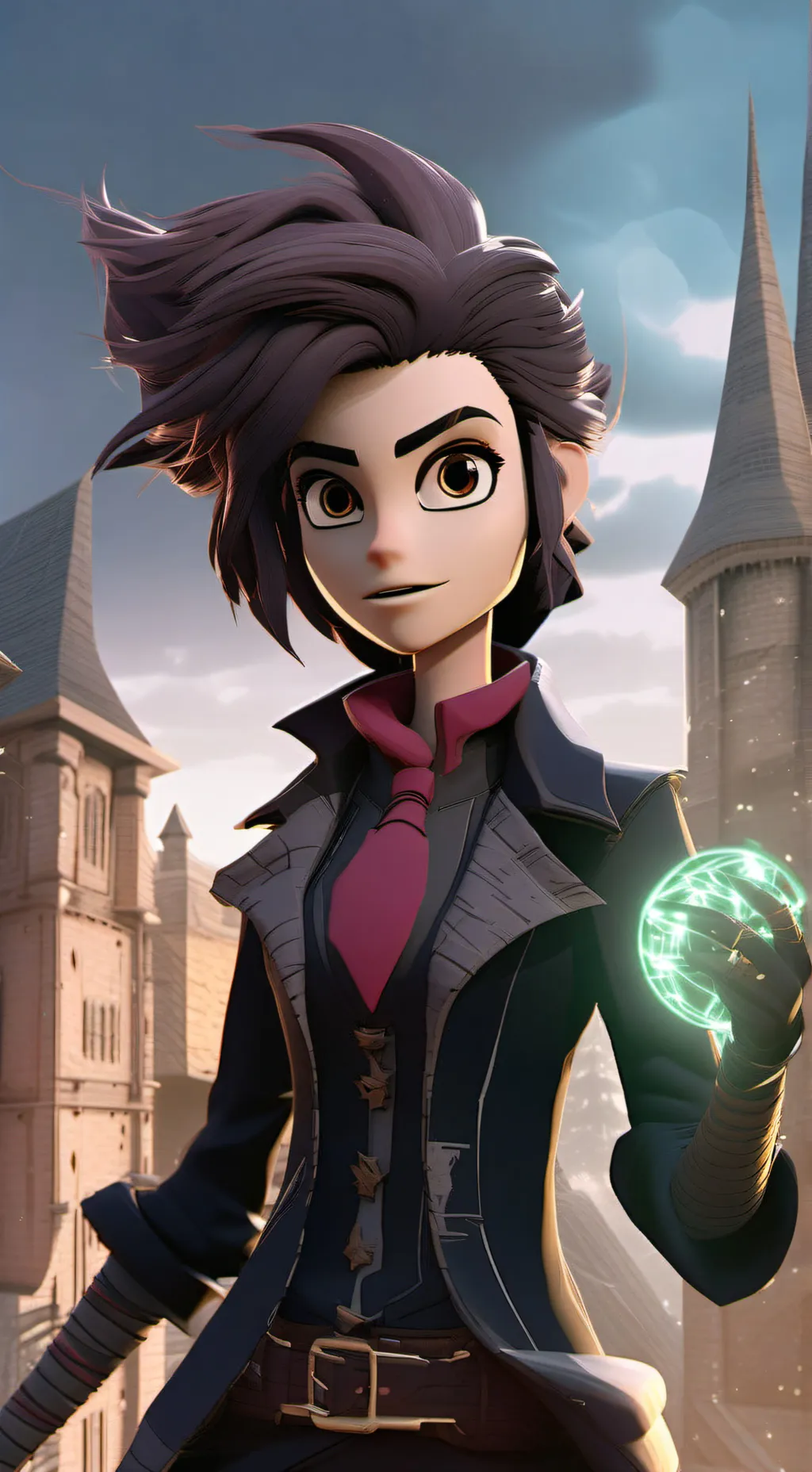 ai character: Evelyn Parish background