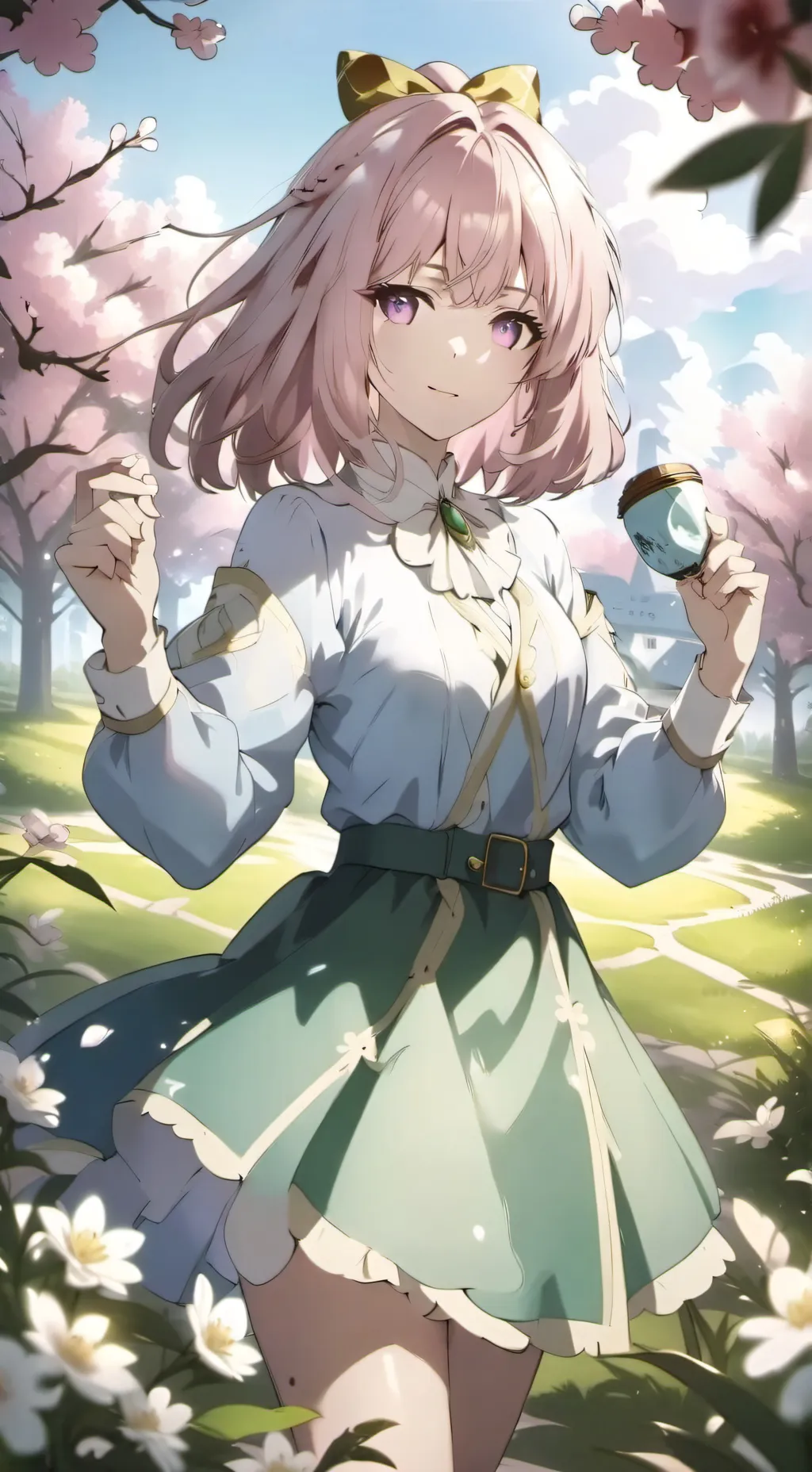 ai character: kitten ingecter background