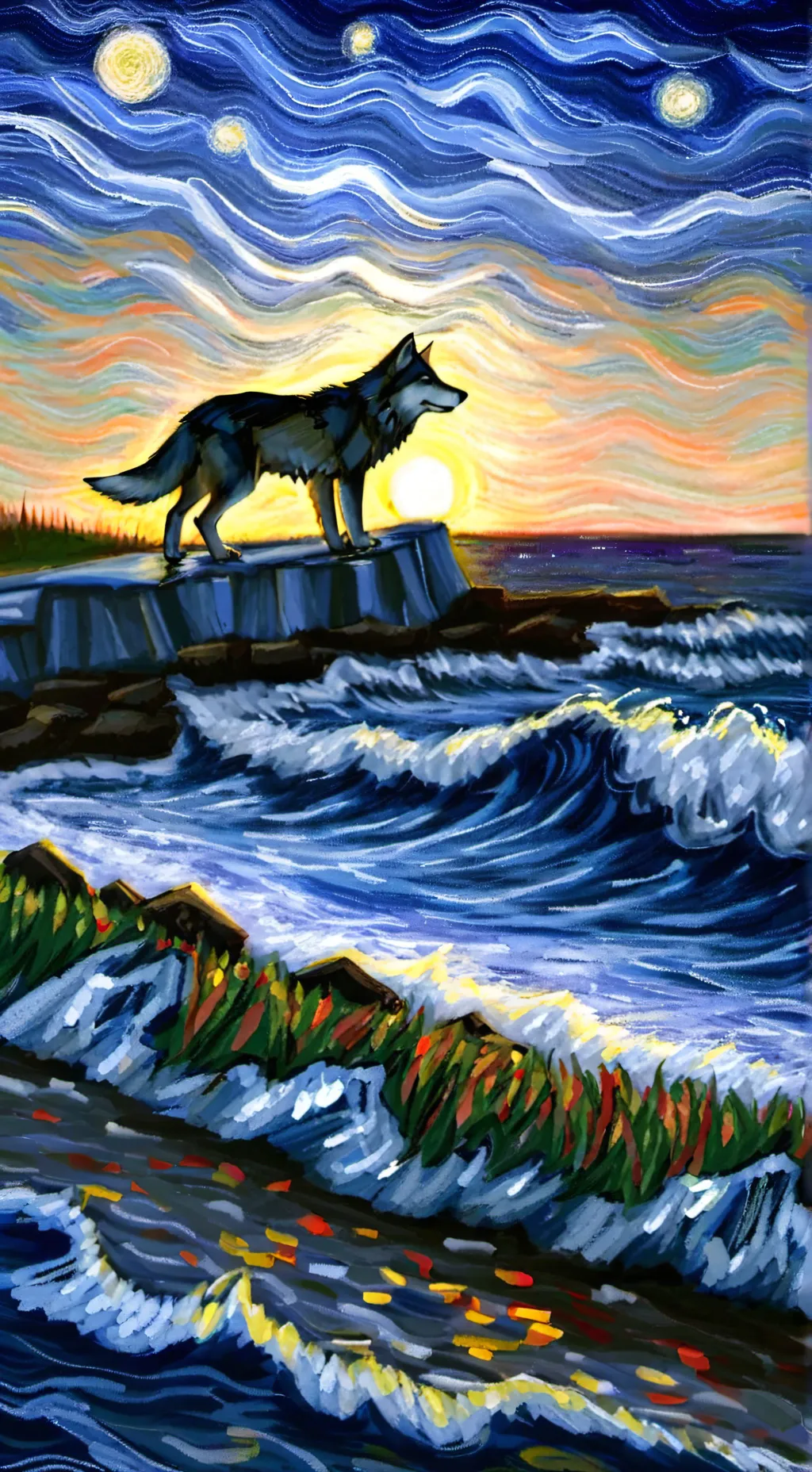 ai character: dw wolves background