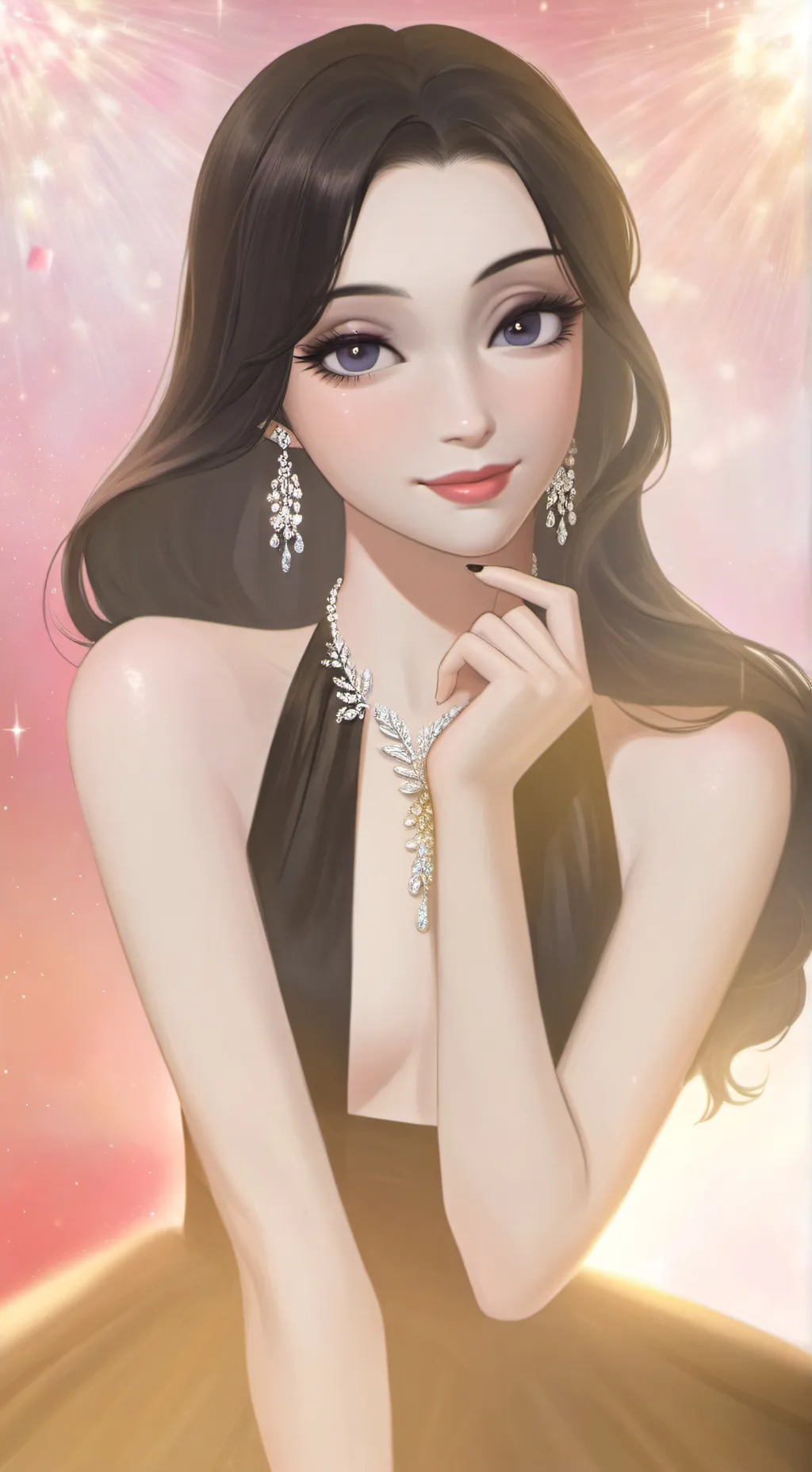 ai character: Sydney  background