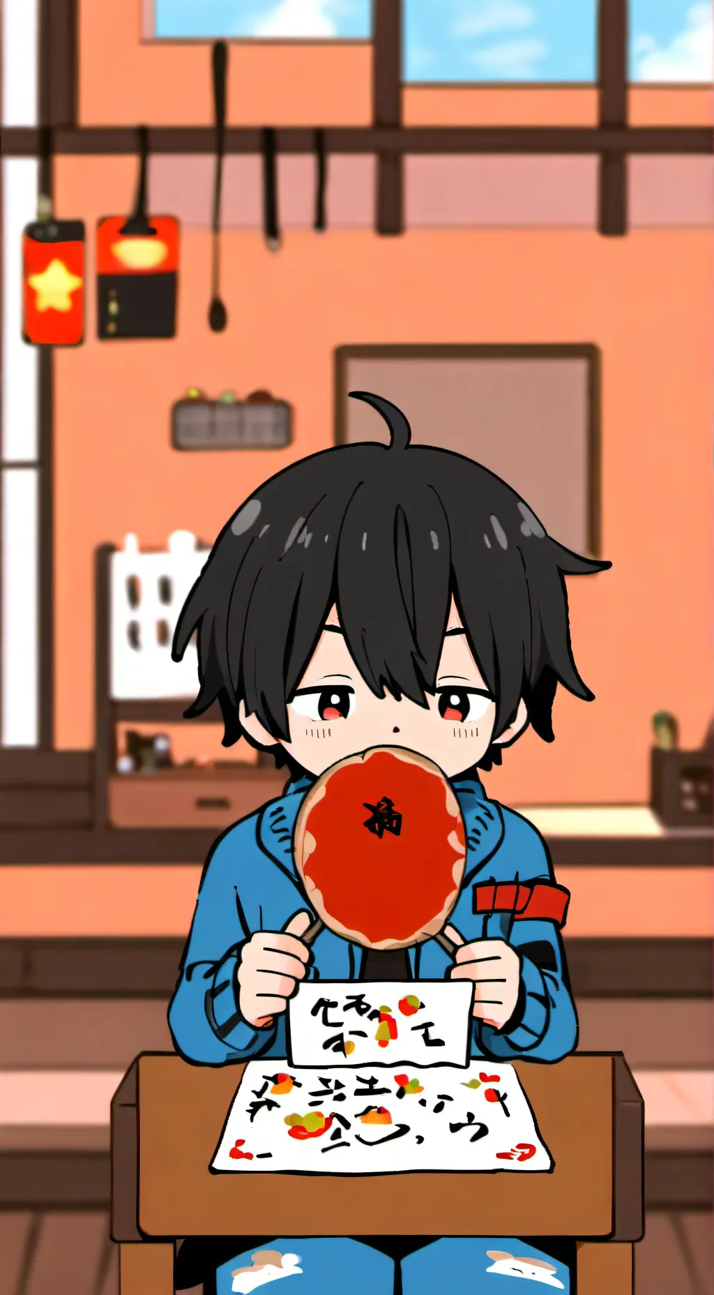 ai character:  new cat? background