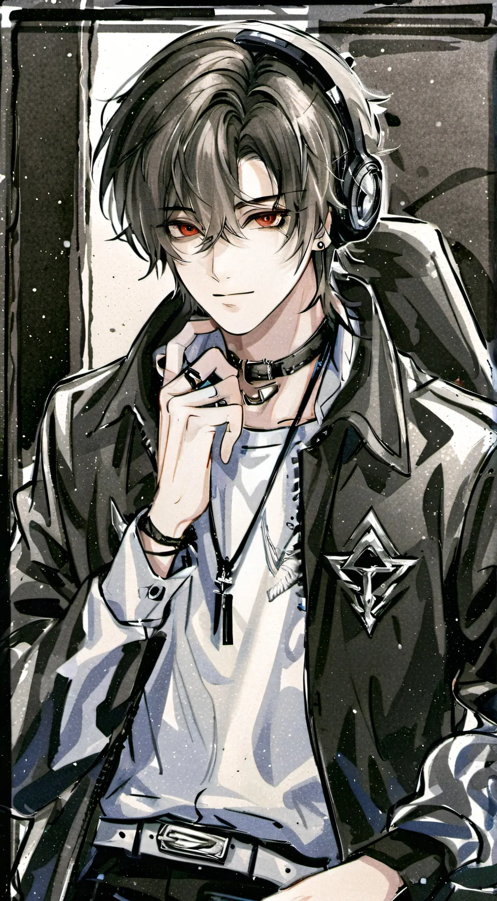 ai character: Aaron(GAMER BOY) background