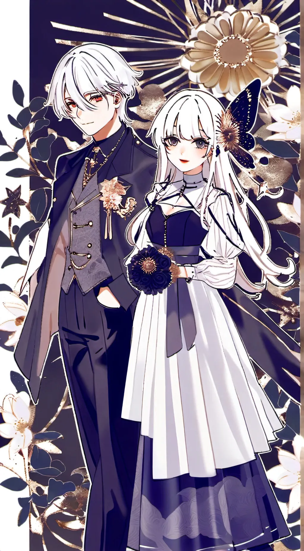 ai character: MHA BUT in a fores background