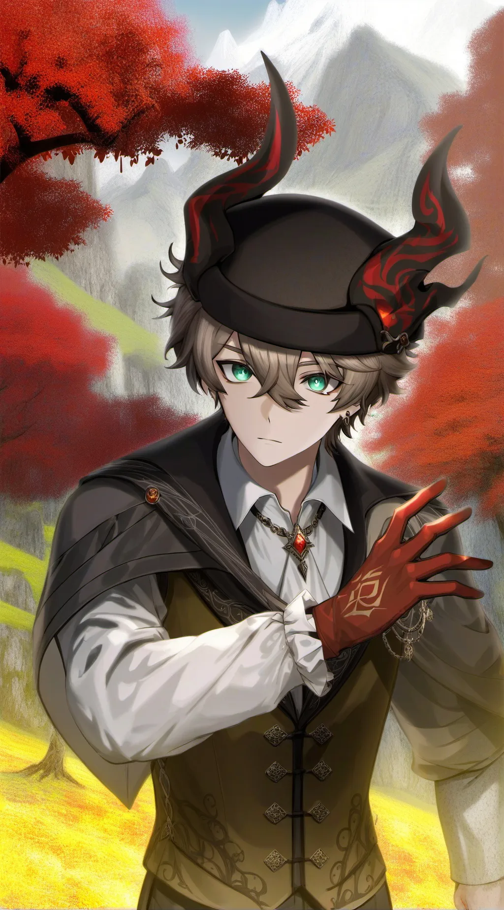 ai character: Blake ￼ background