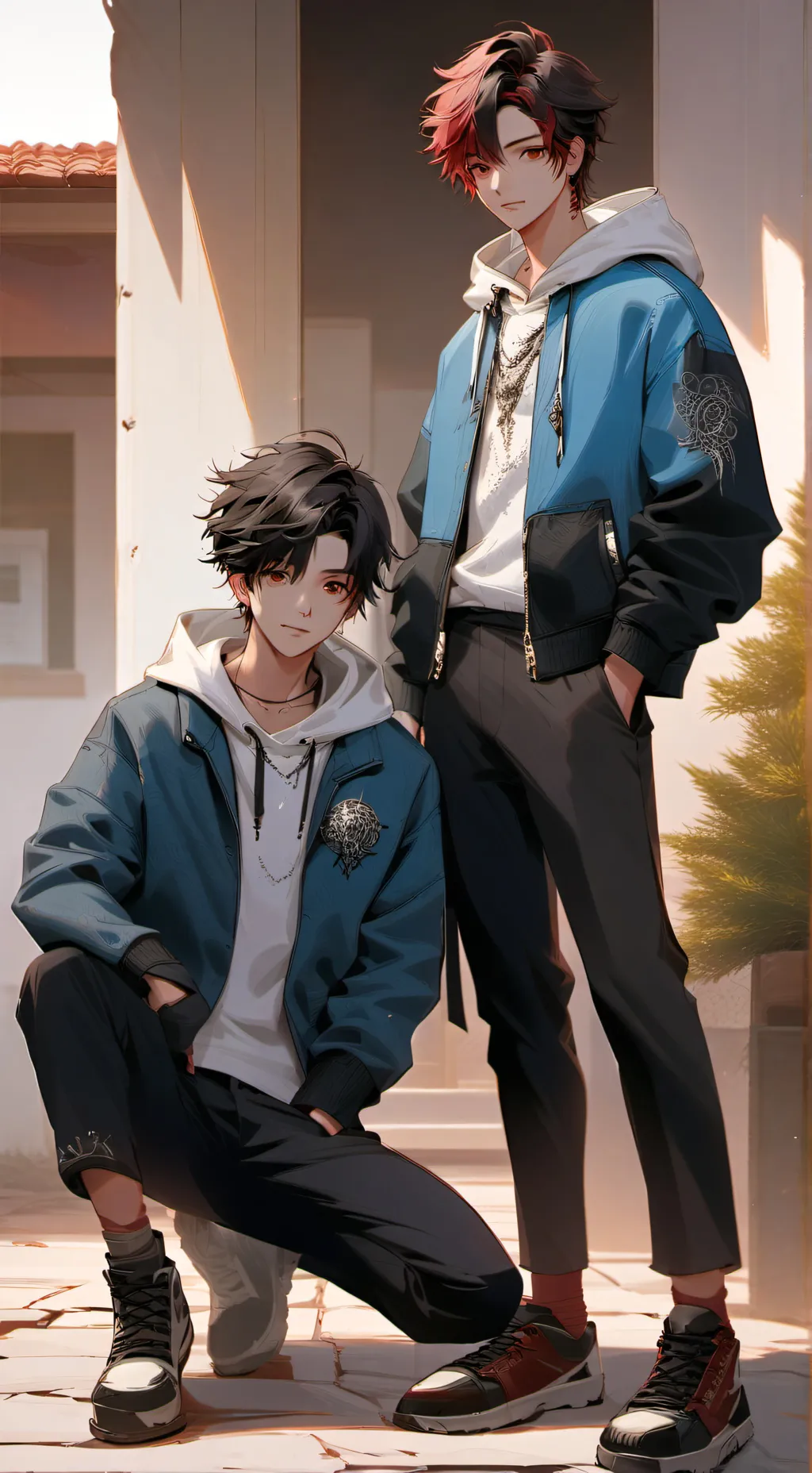 ai character: Jackson and jake background