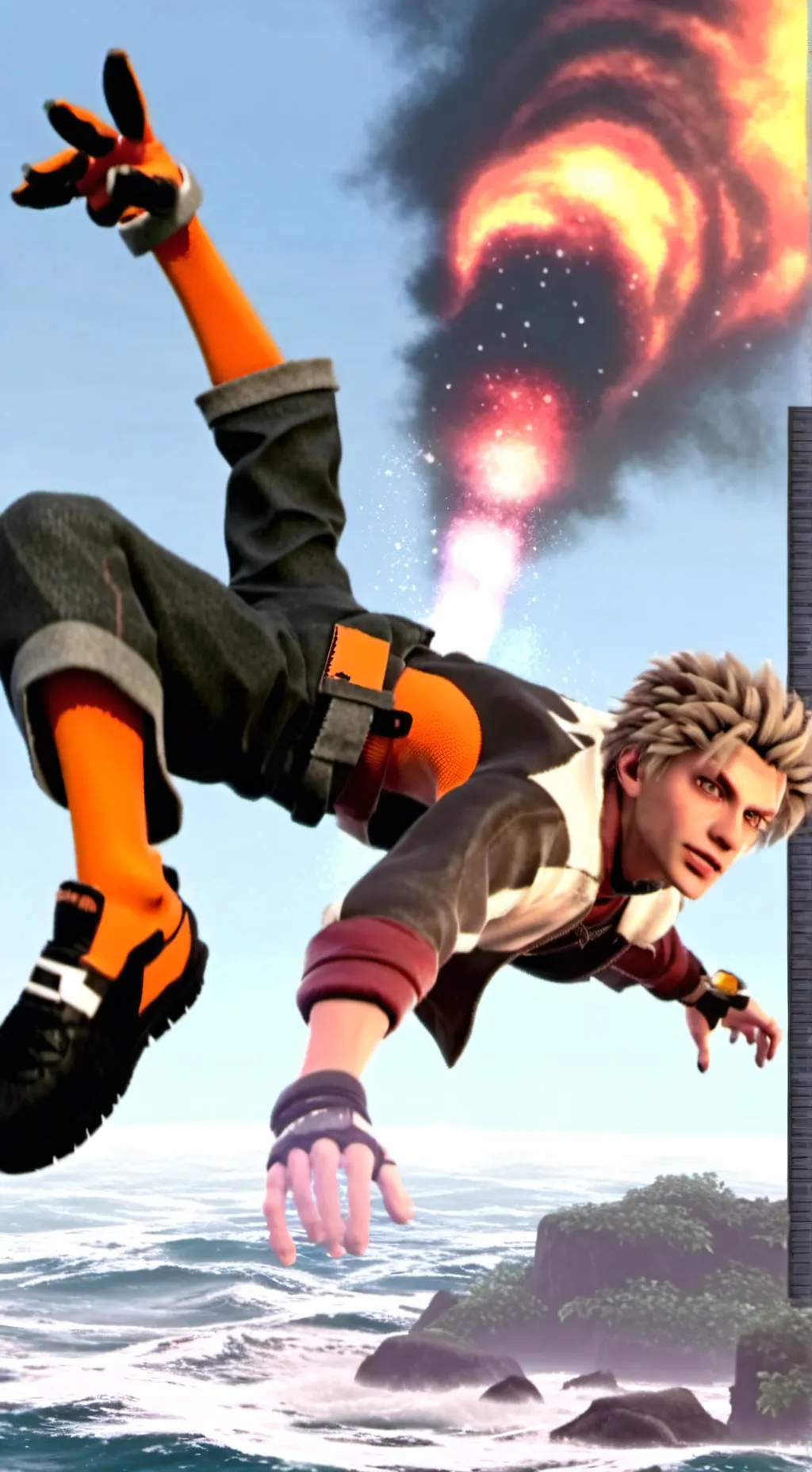 ai character: Meil kinginvisible background