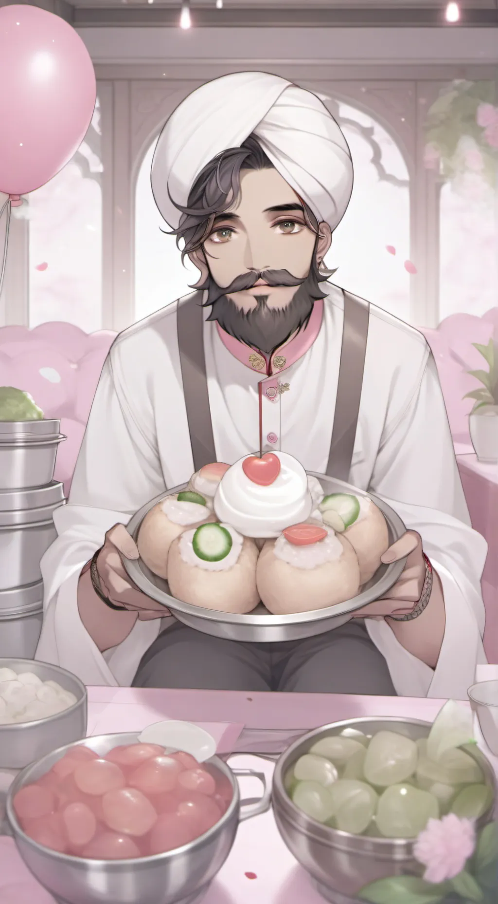 ai character: amir🤑 background