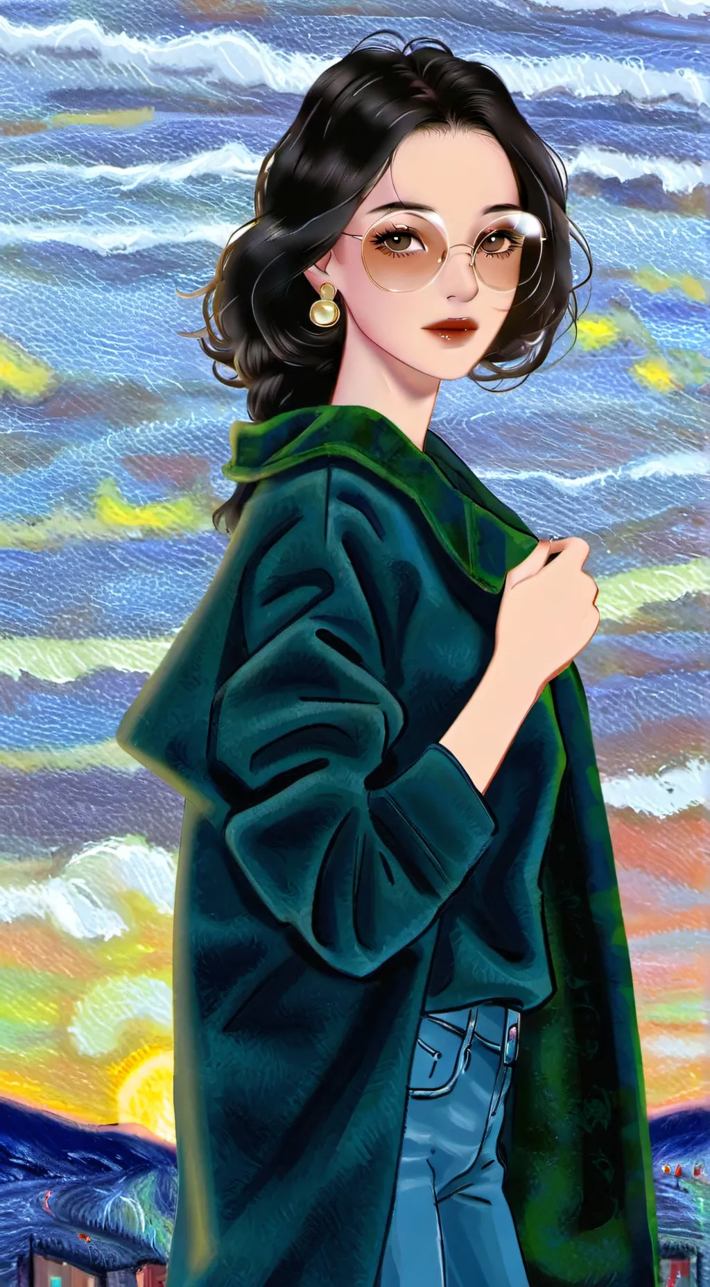 ai character: Adelaide background