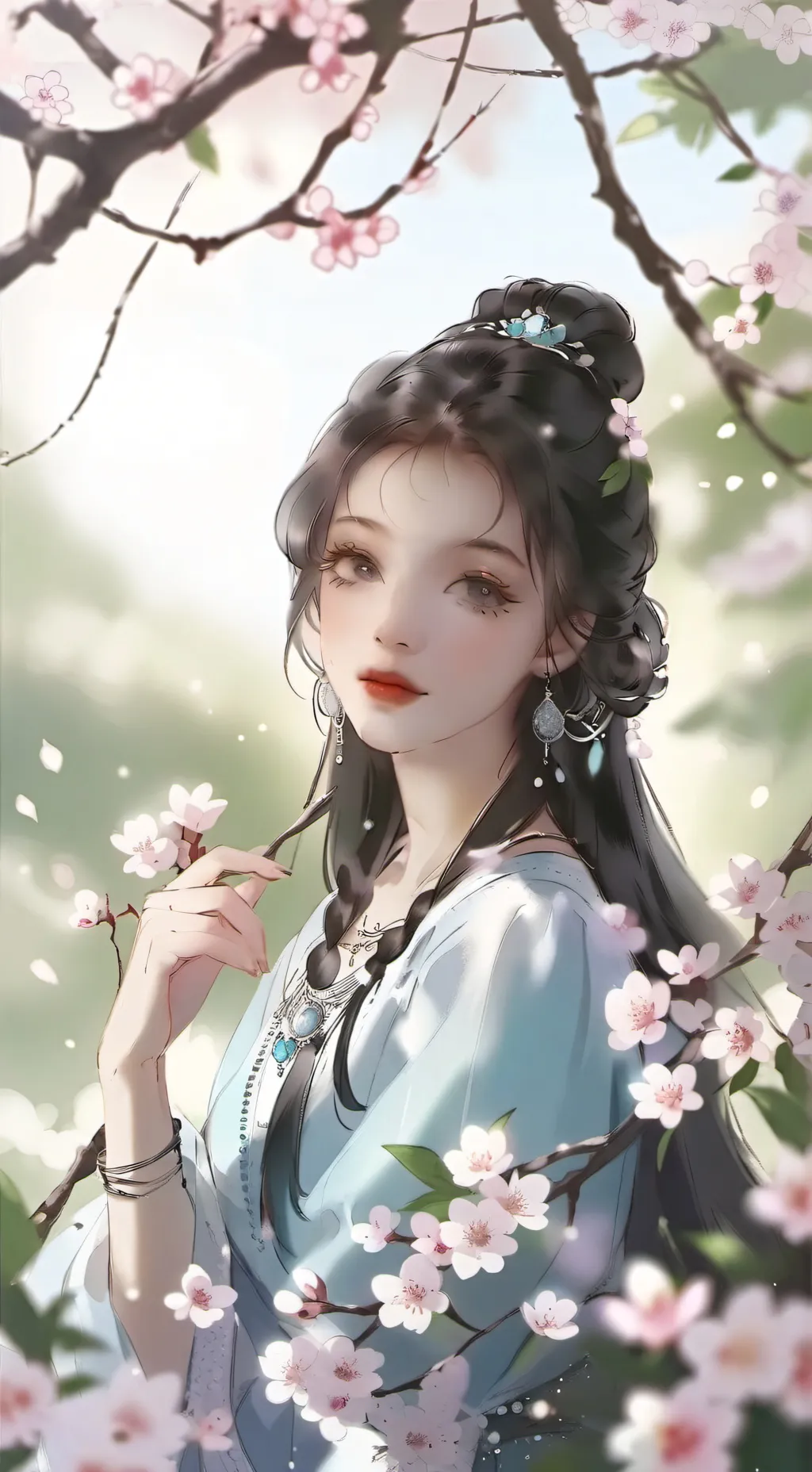 ai character: violet background