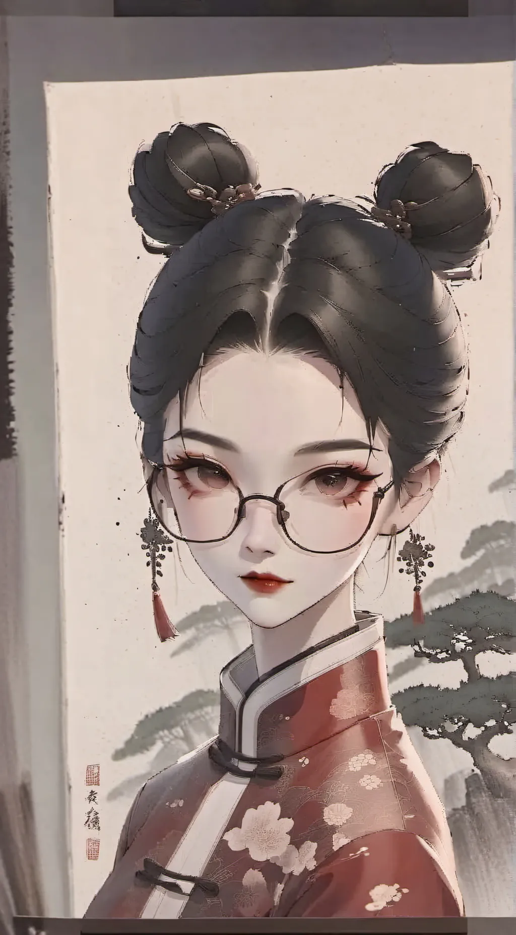 ai character: Asian mom background