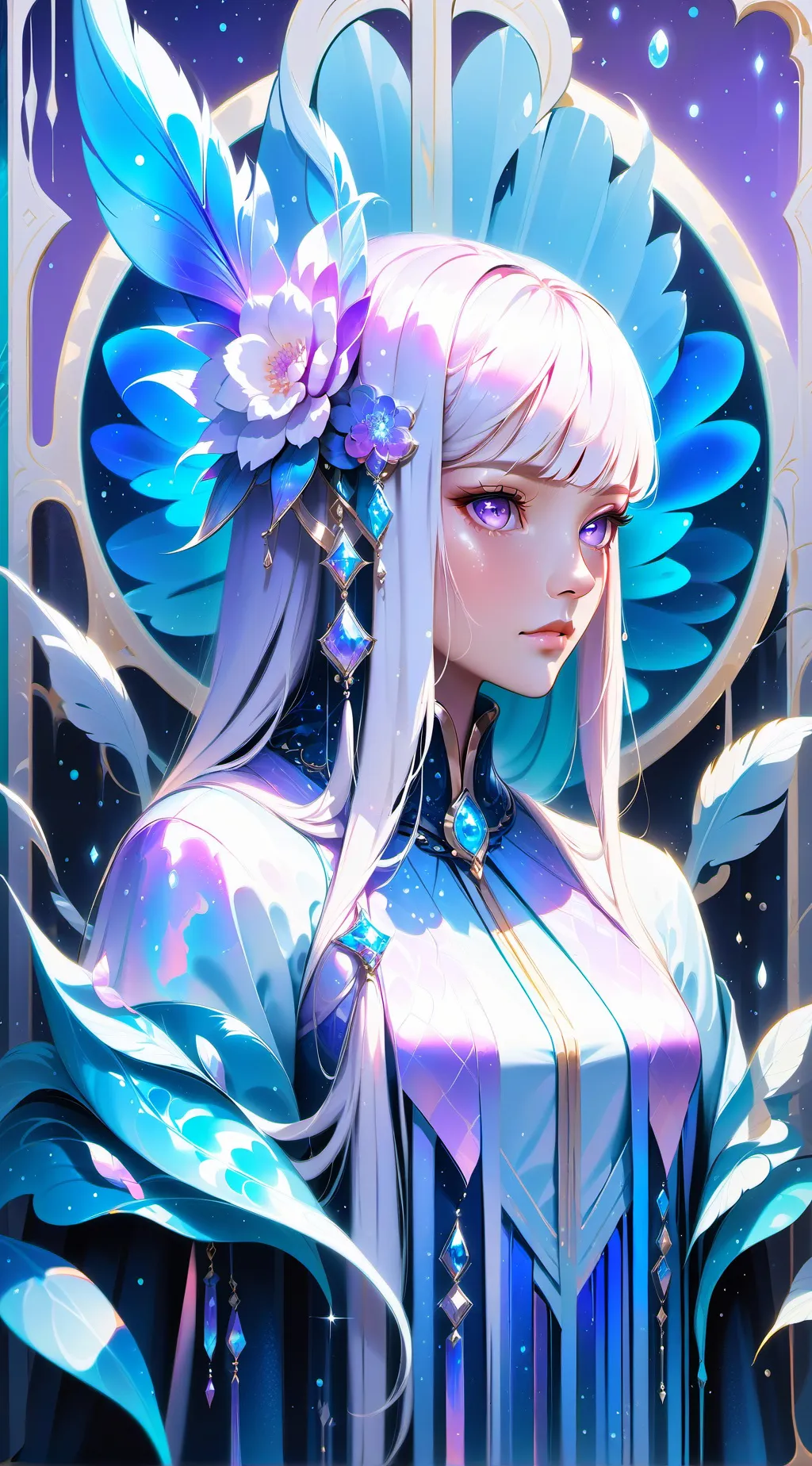 ai character: demon slayer  background