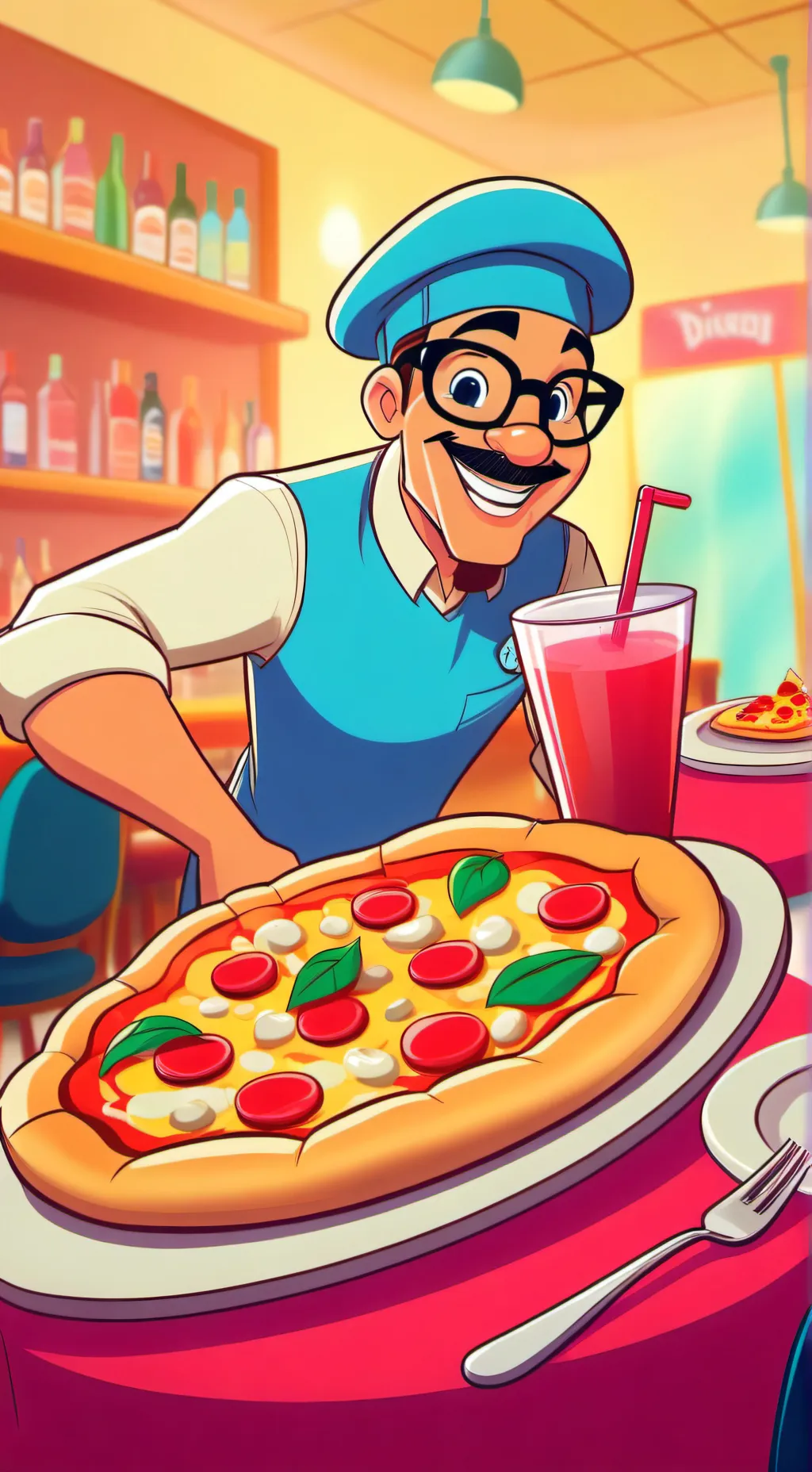 ai character: Freddy and friends background