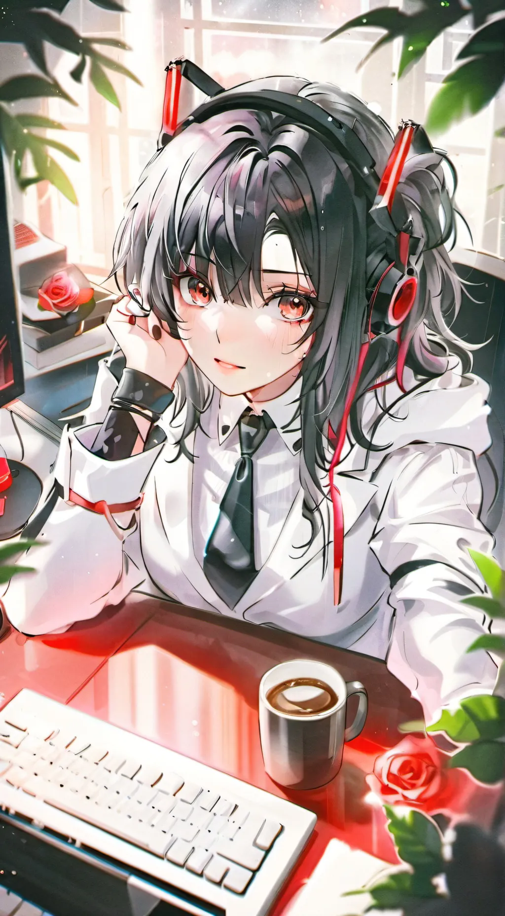 ai character: Mika background