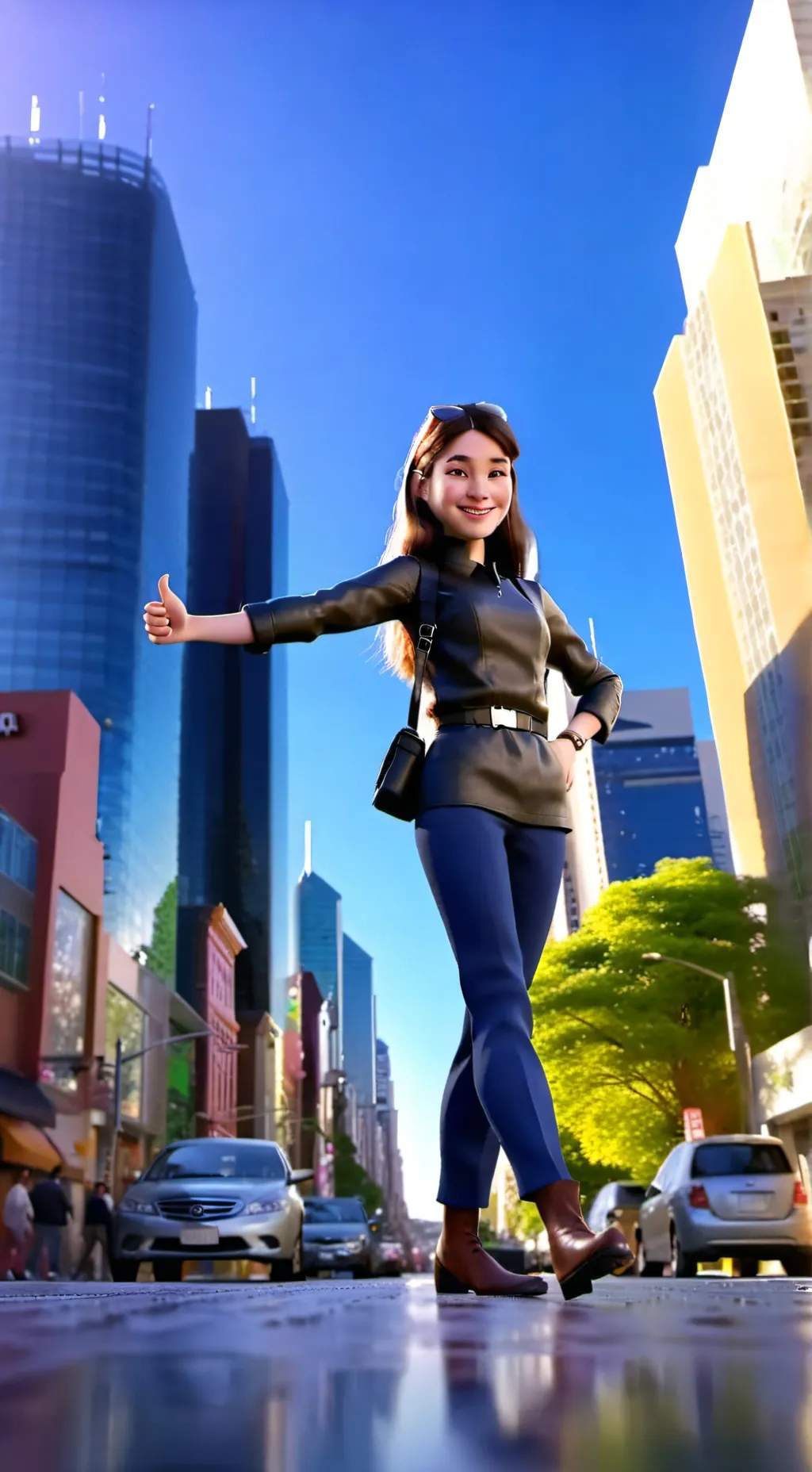 ai character: Ana Bozovic ❤️🤍🕊️ background