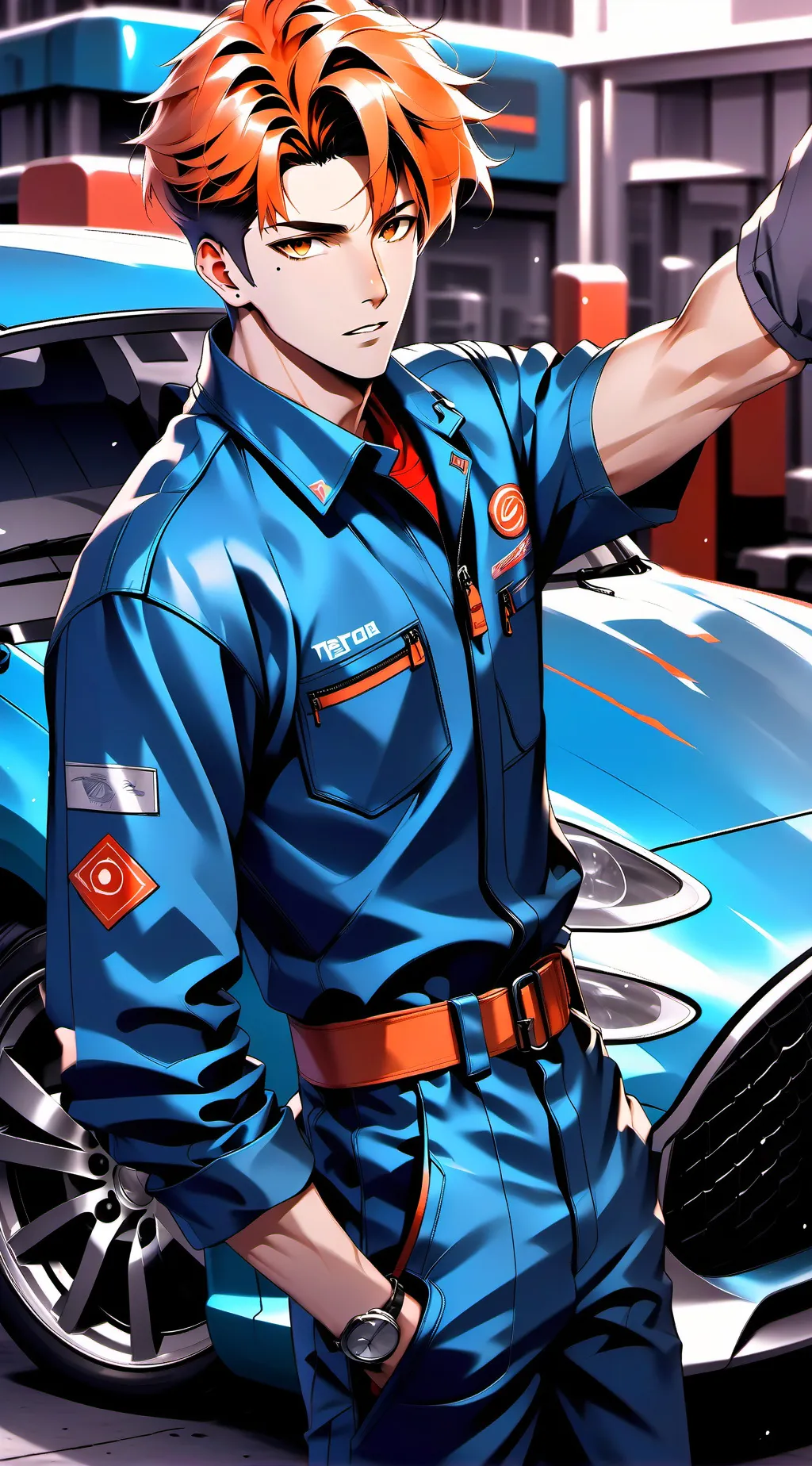 ai character: Майк background