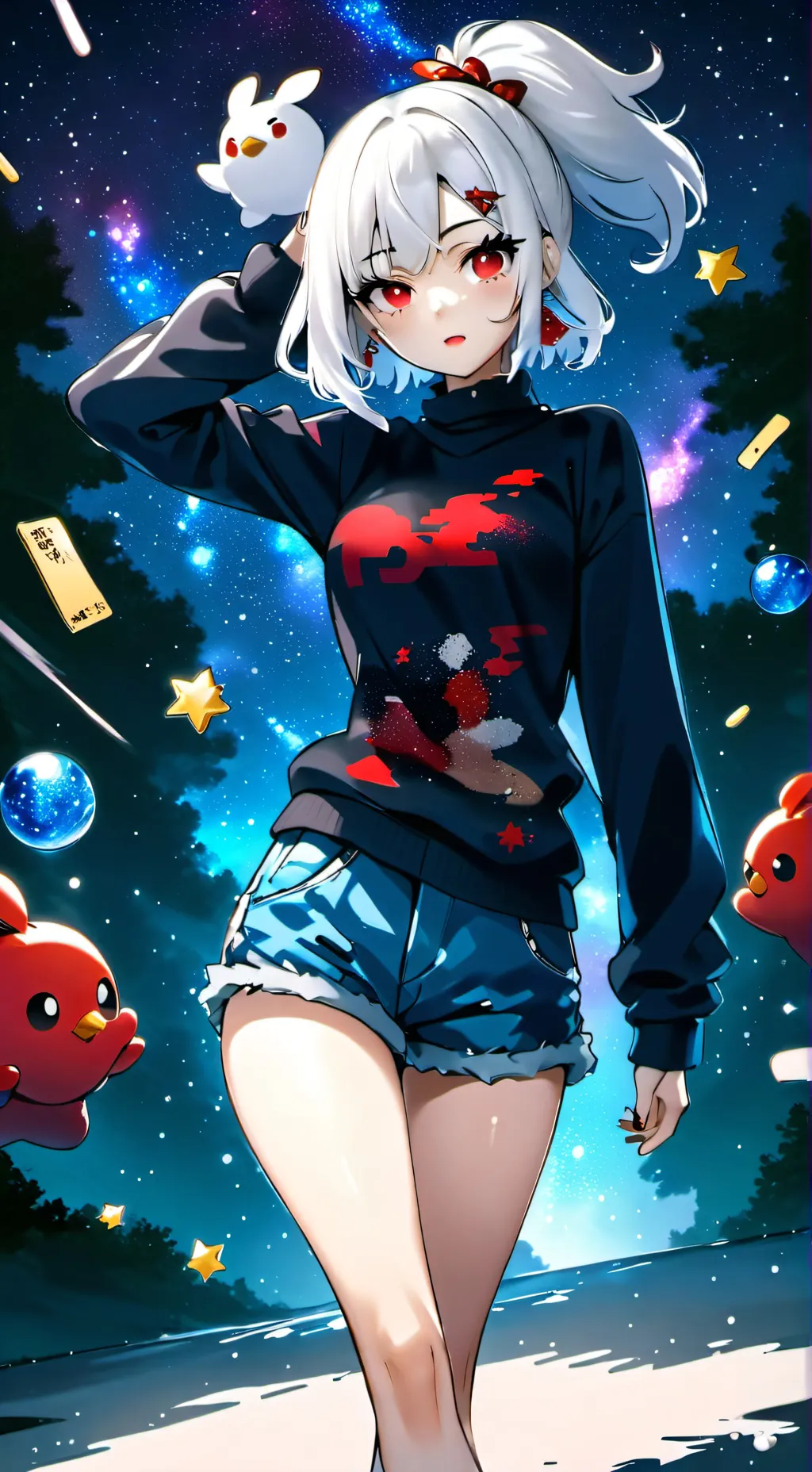 ai character: luz background