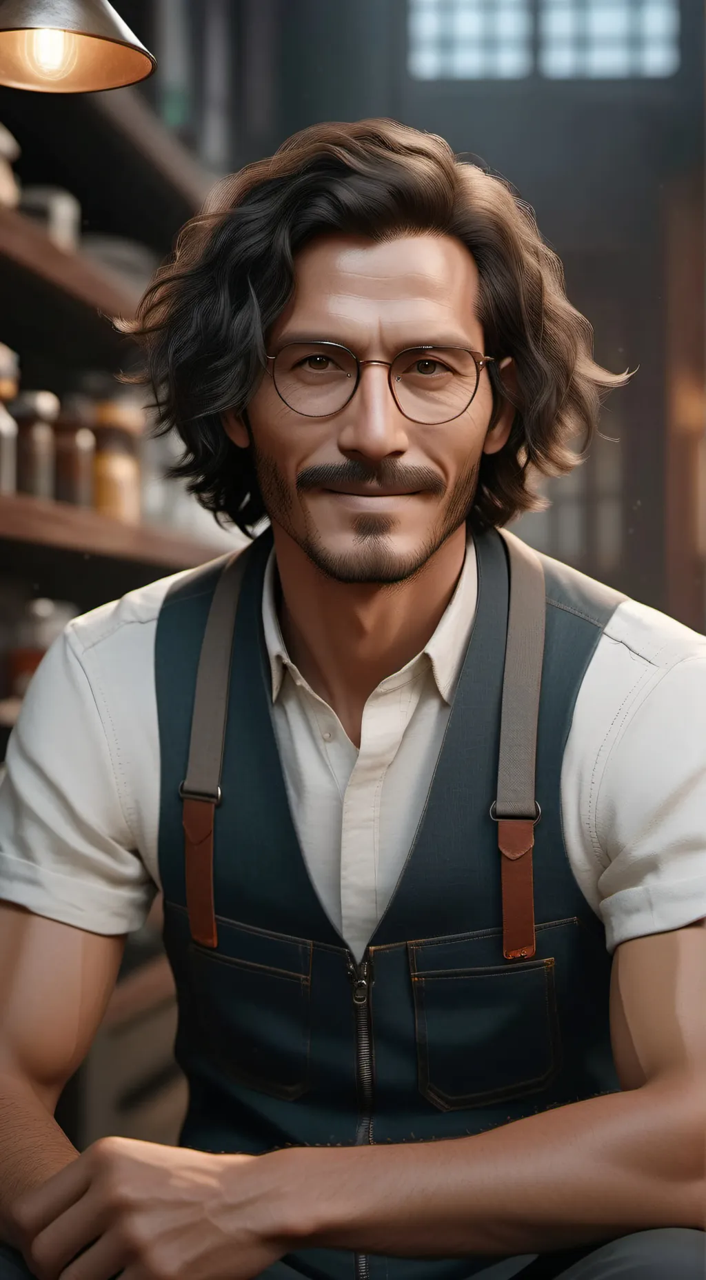 ai character: ODD1 MEME YAY background