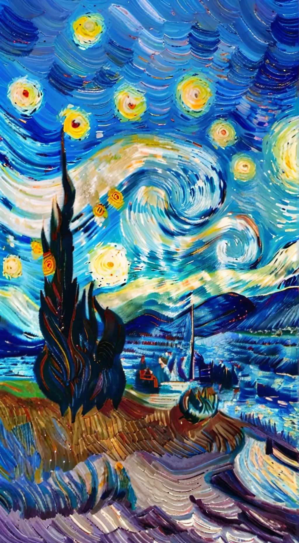 ai character: testing. background