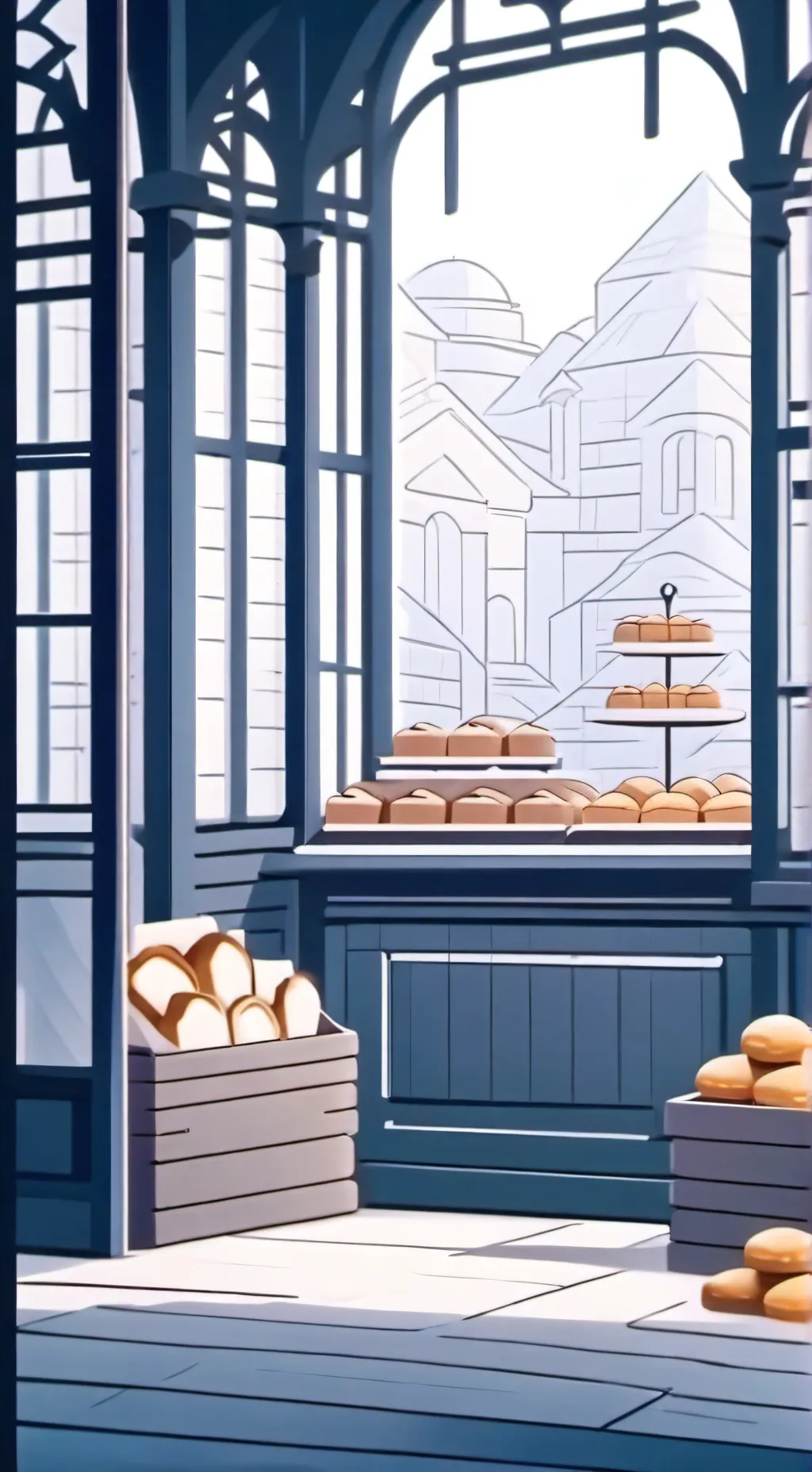 ai character: 🍽✨BAKERY🧁•~ background